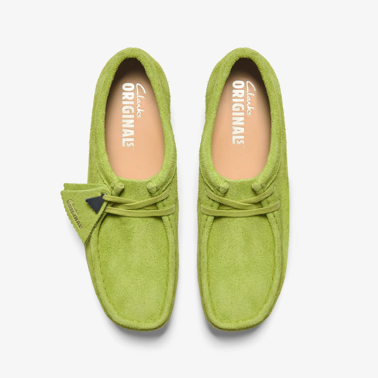 Wallabee Lime Suede Clarks Women
