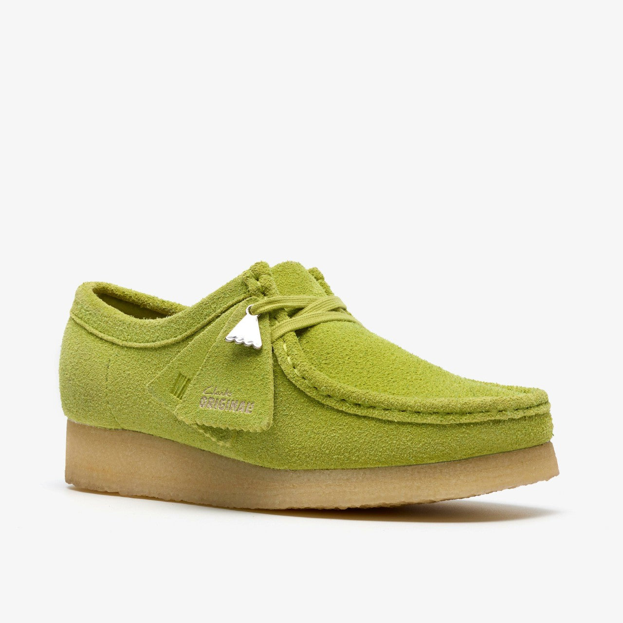 Wallabee Lime Suede Clarks Women