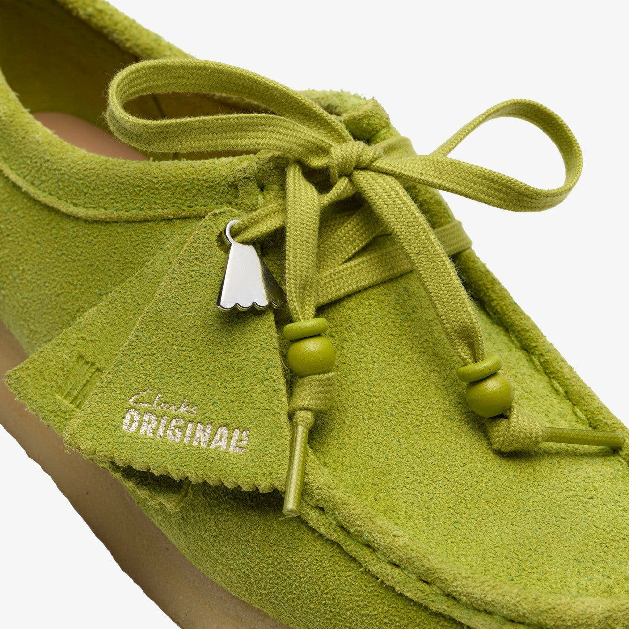 Wallabee Lime Suede Clarks Women