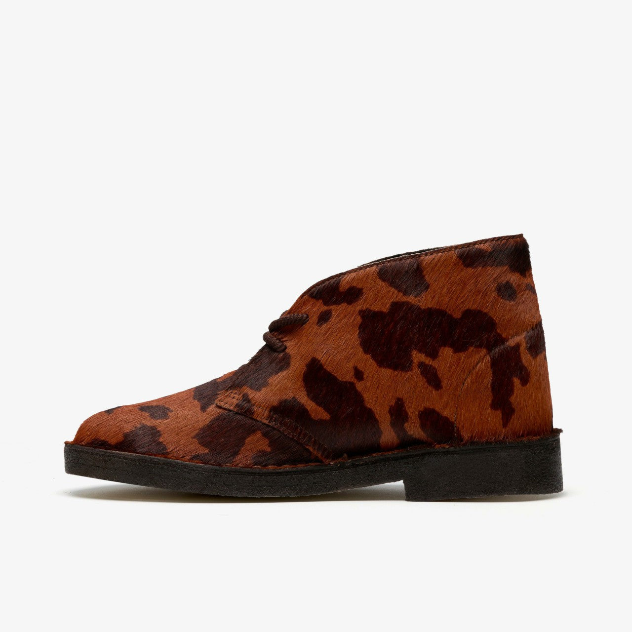 Desert Boot. Brown Cow Print Clarks Women