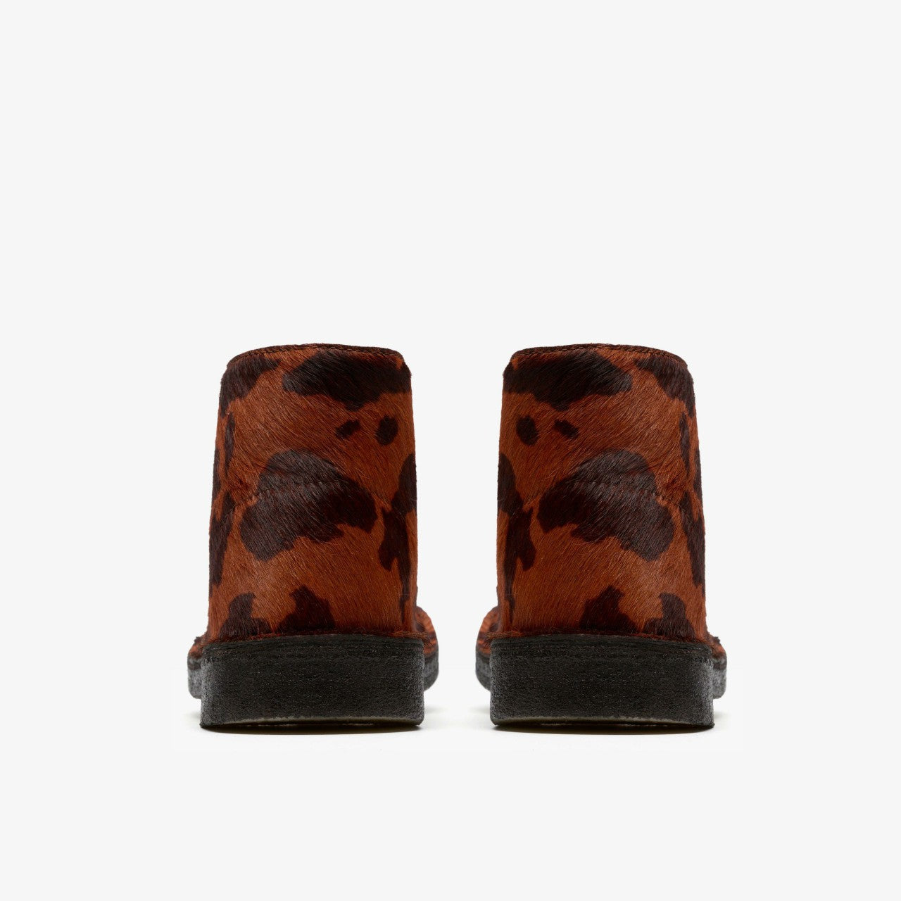 Desert Boot. Brown Cow Print Clarks Women
