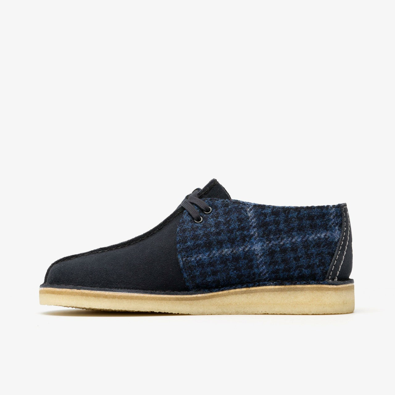 Desert Trek Navy Tweed Combination Clarks Men