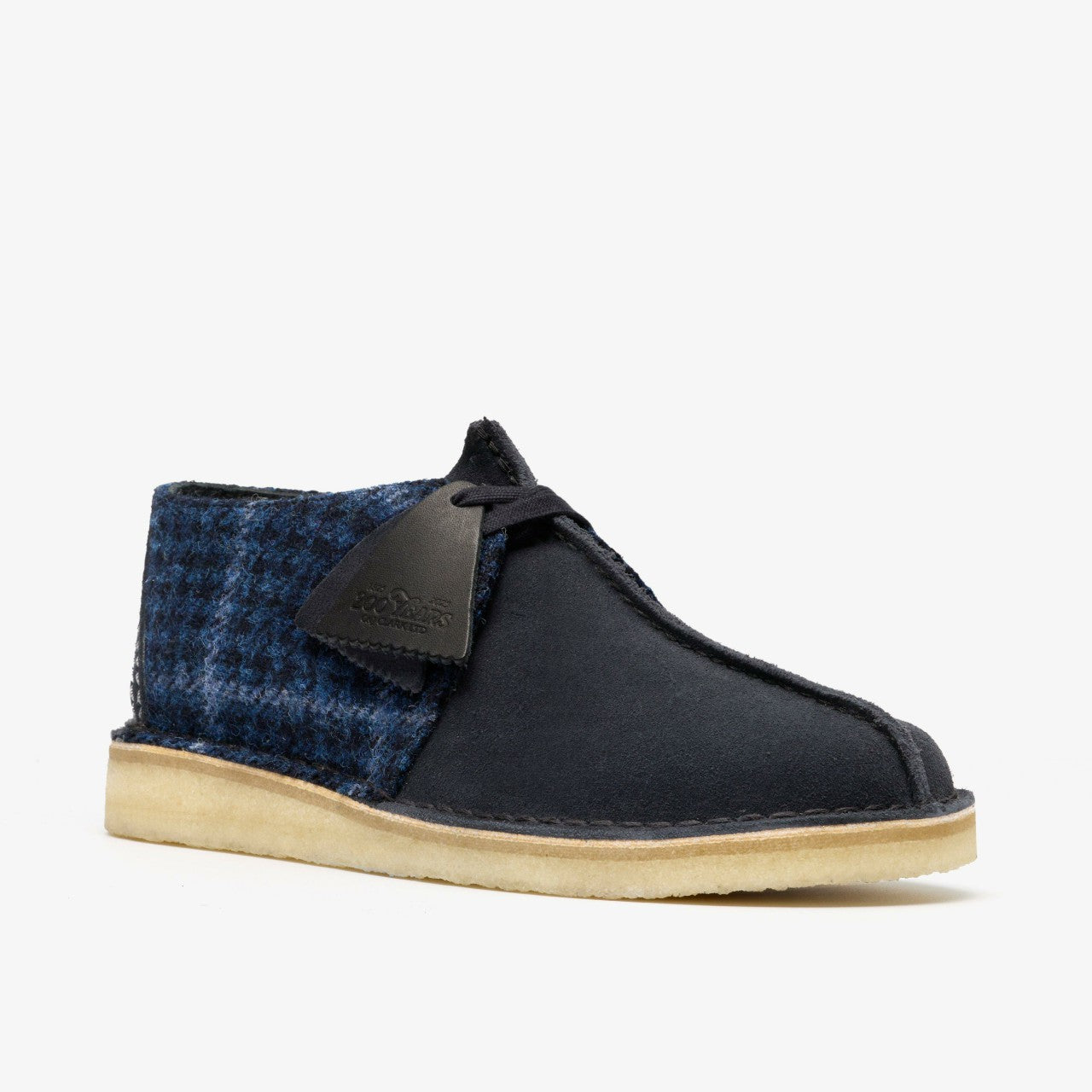 Desert Trek Navy Tweed Combination Clarks Men