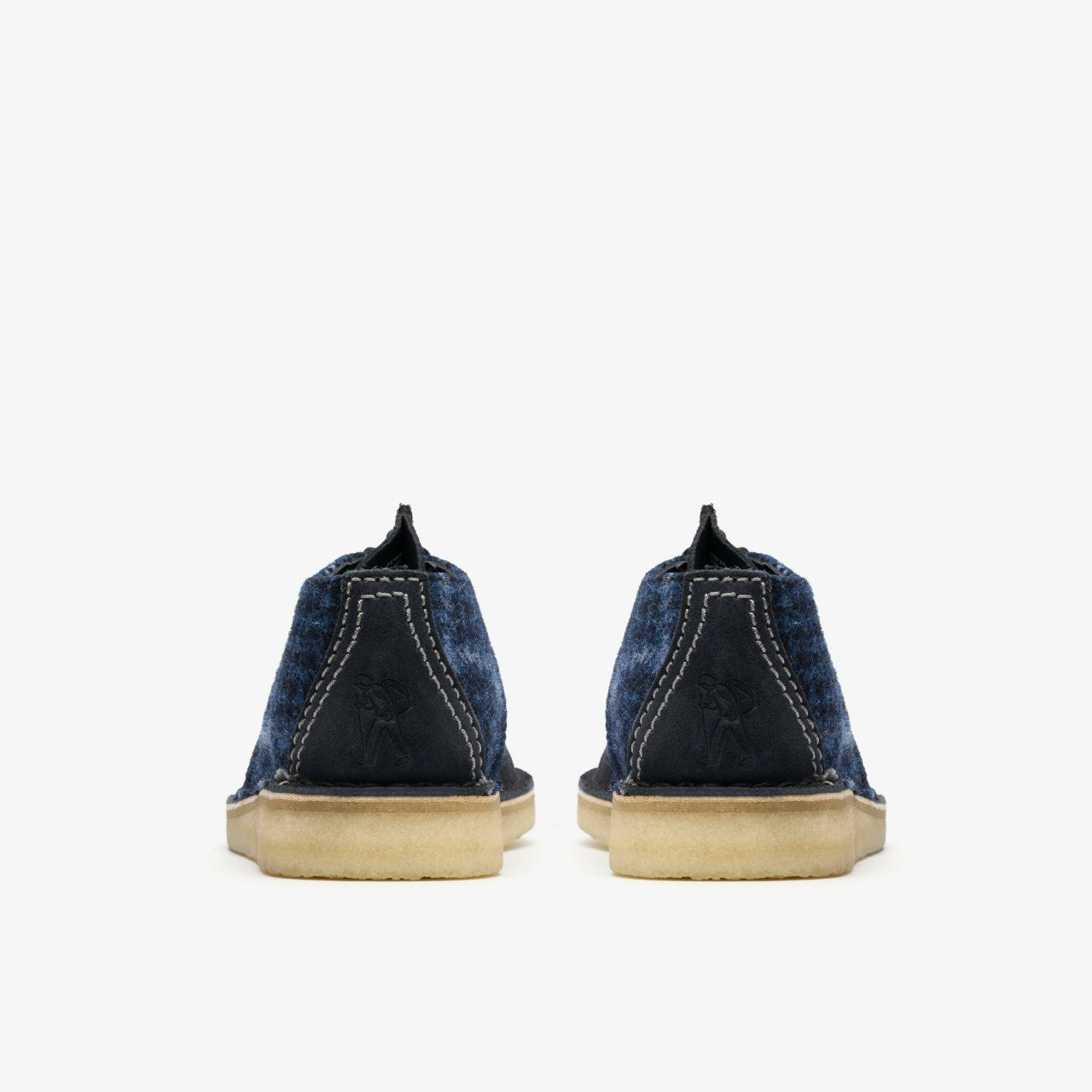 Desert Trek Navy Tweed Combination Clarks Men