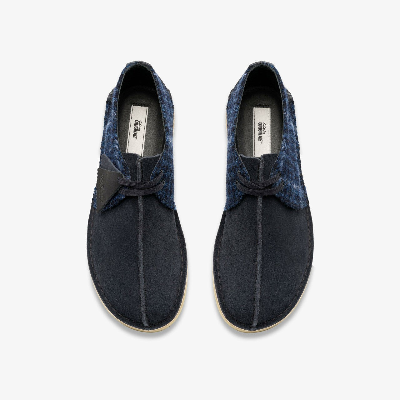 Desert Trek Navy Tweed Combination Clarks Men