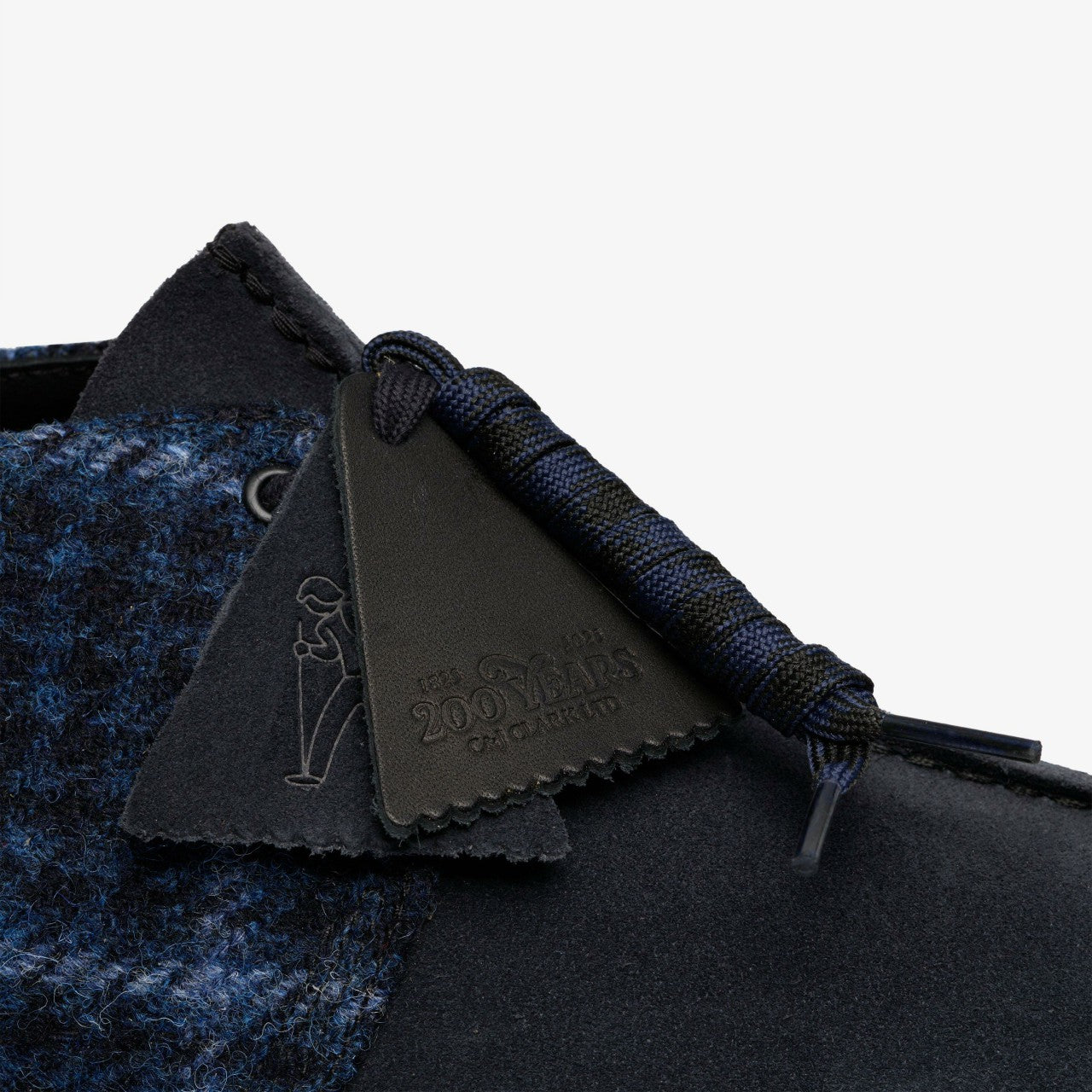 Desert Trek Navy Tweed Combination Clarks Men