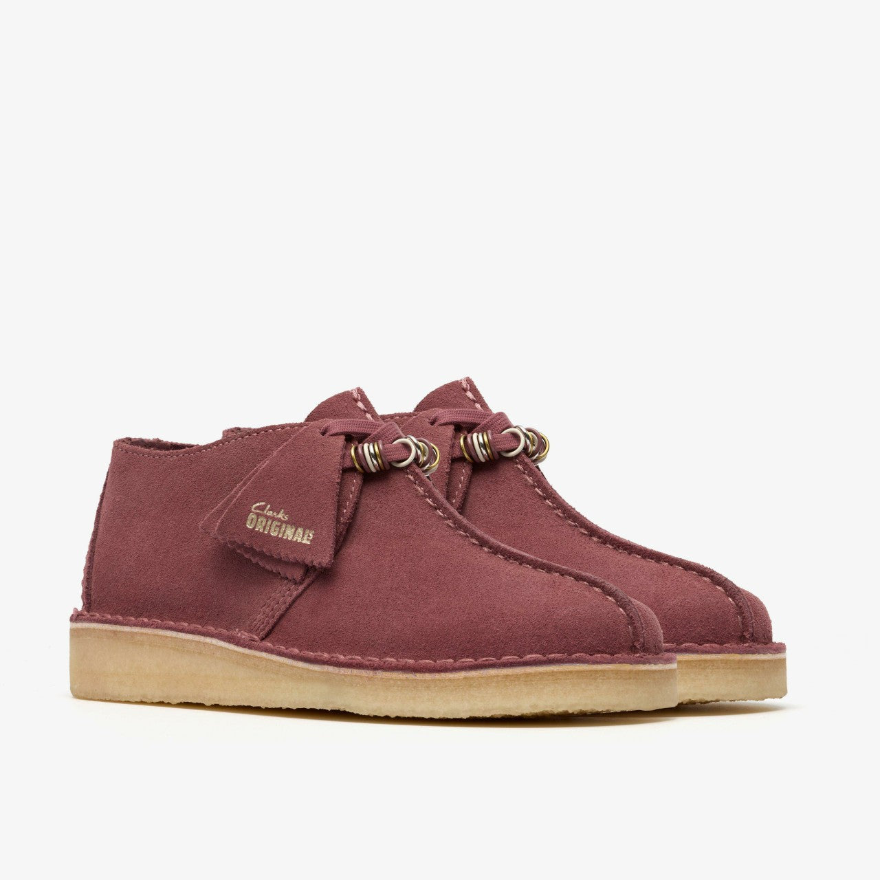 Desert Trek Rose Brown Suede Clarks Women
