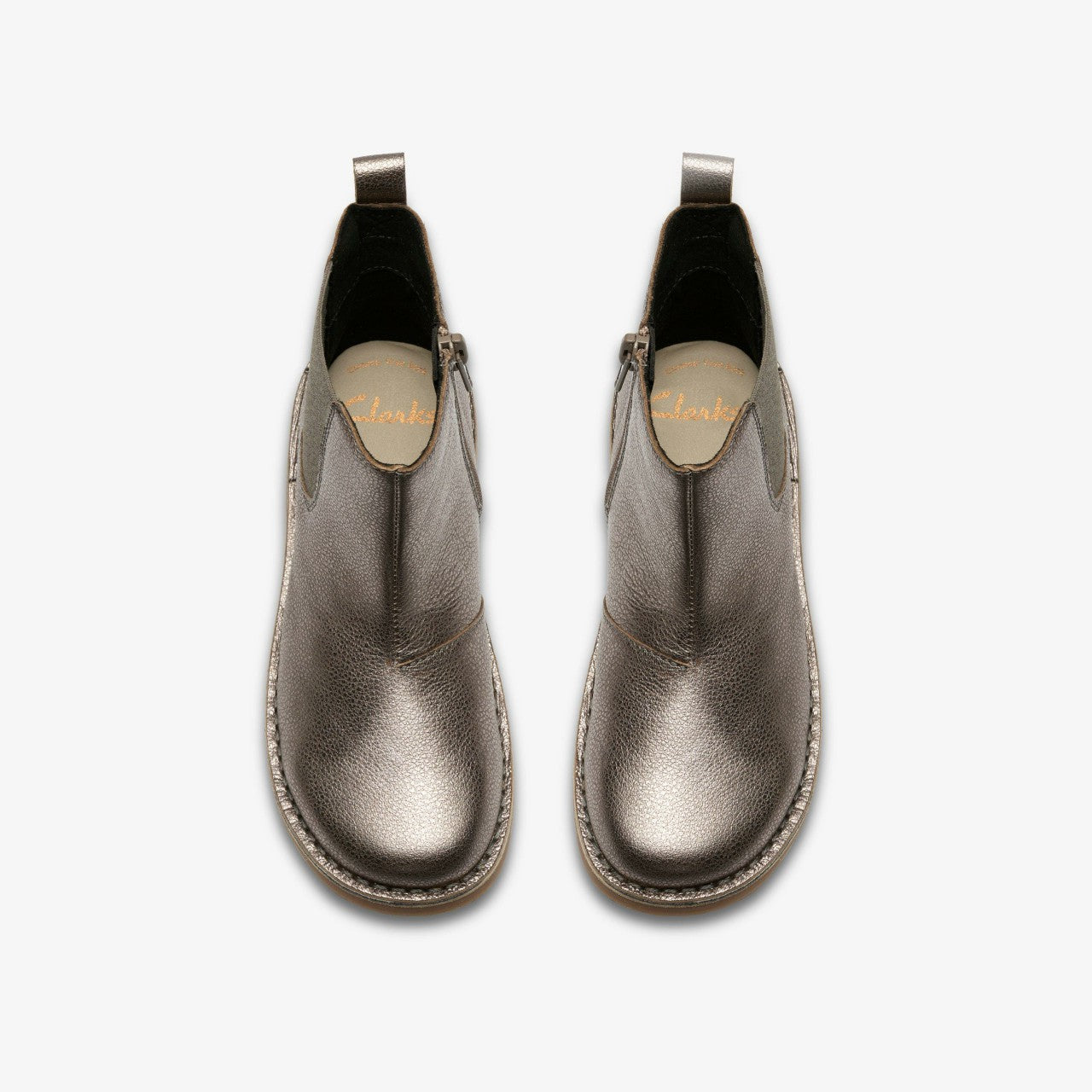 Joyful Sky Kid Pewter Clarks Kids