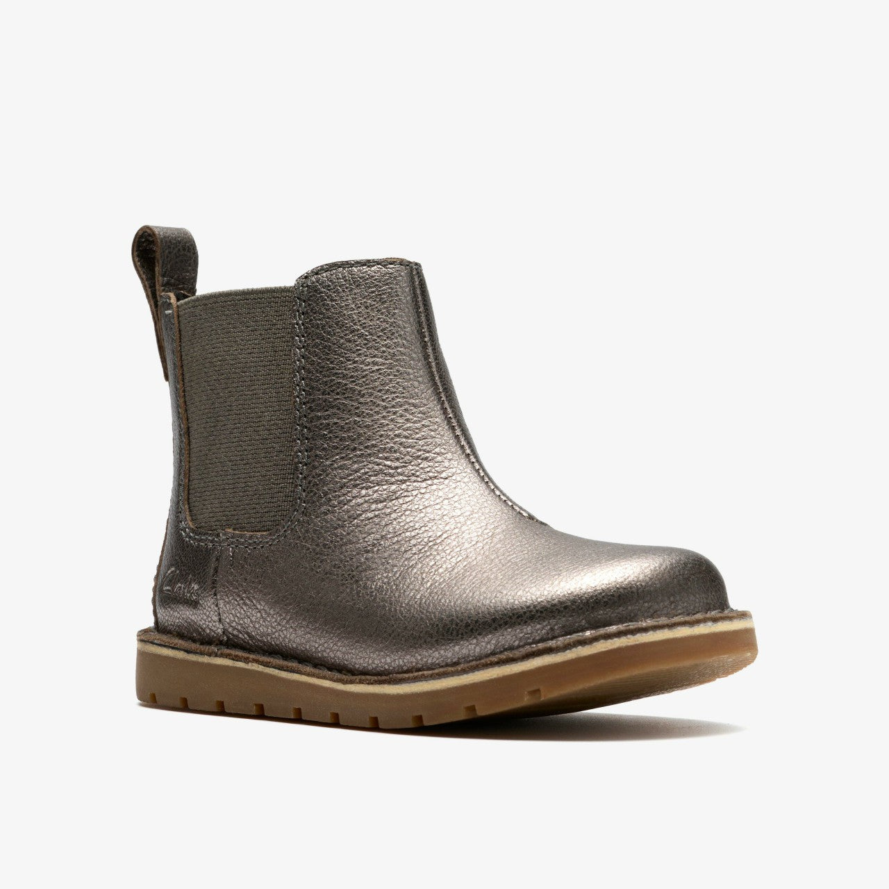 Joyful Sky Toddler Pewter Clarks Babies|Kids