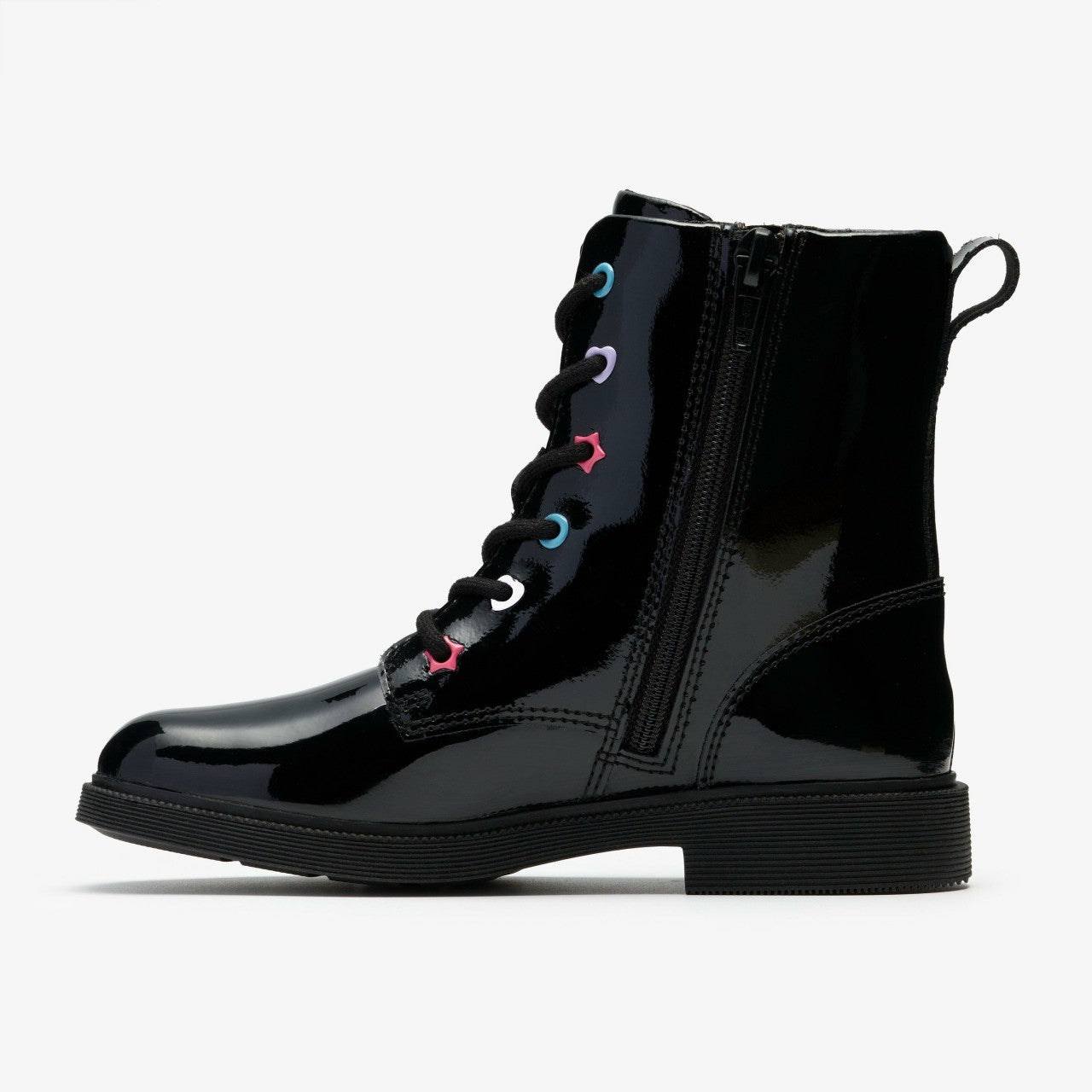 Oaklyn Charm Kid Black Patent Clarks Kids