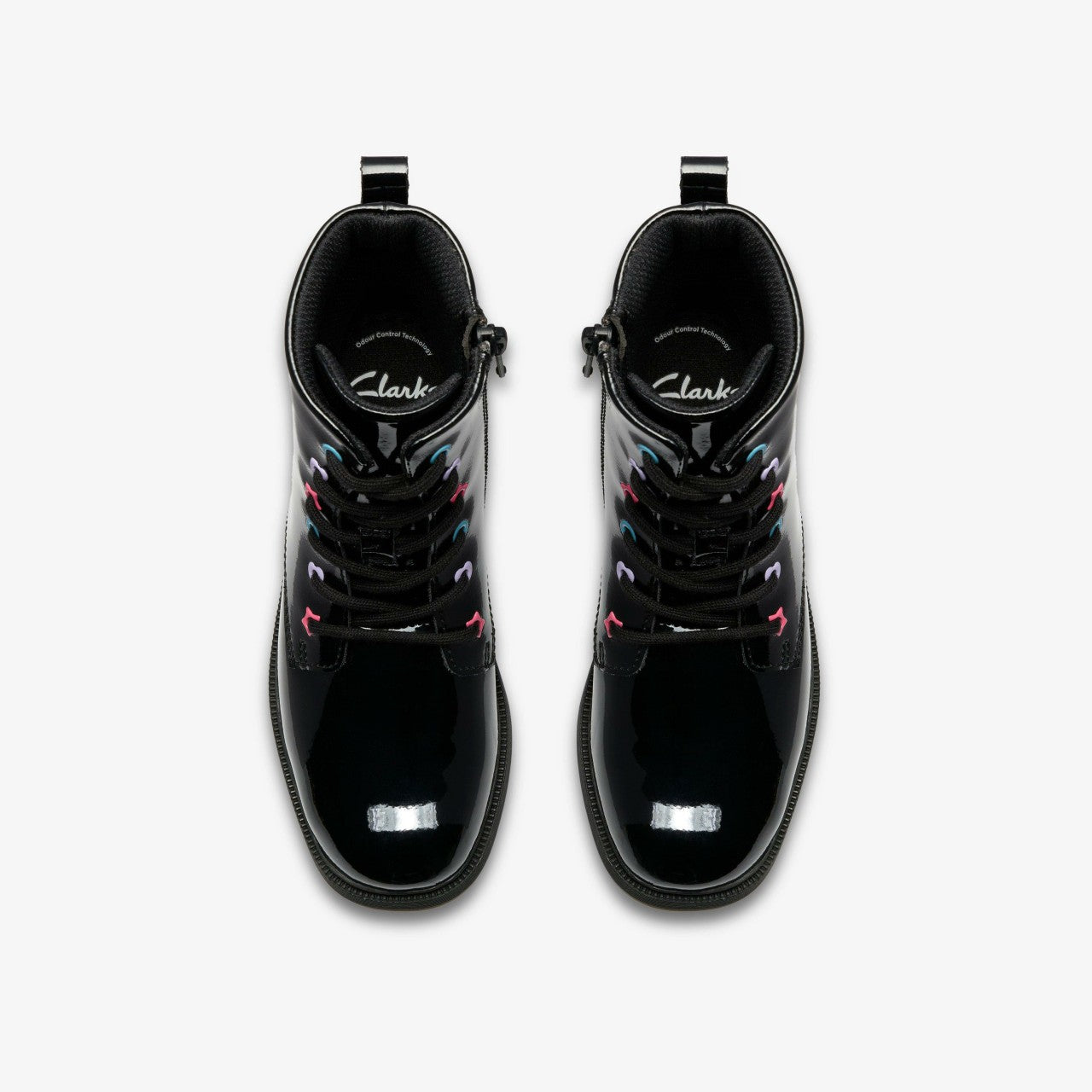 Oaklyn Charm Kid Black Patent Clarks Kids