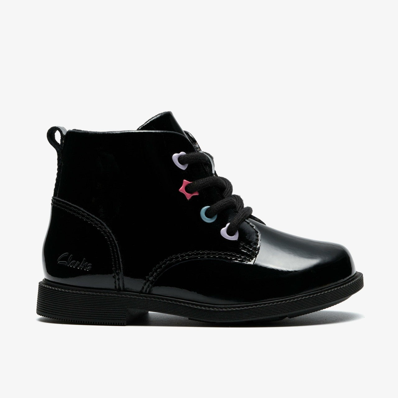 Oaklyn Charm Toddler Black Patent Clarks Kids