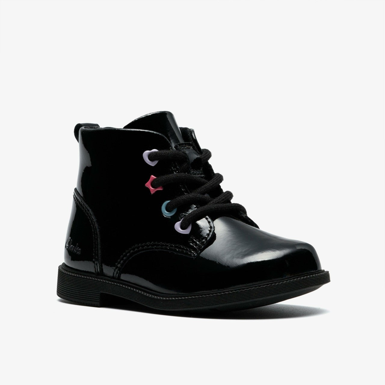 Oaklyn Charm Toddler Black Patent Clarks Kids