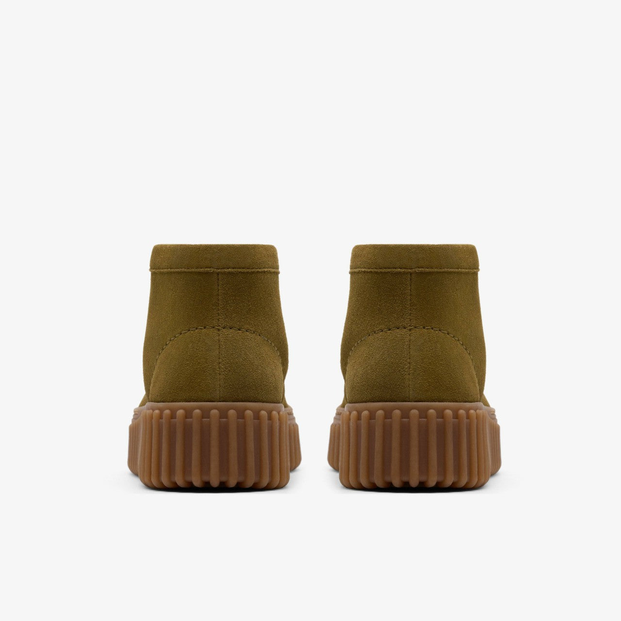 Torhill Moss Olive Suede Clarks Women