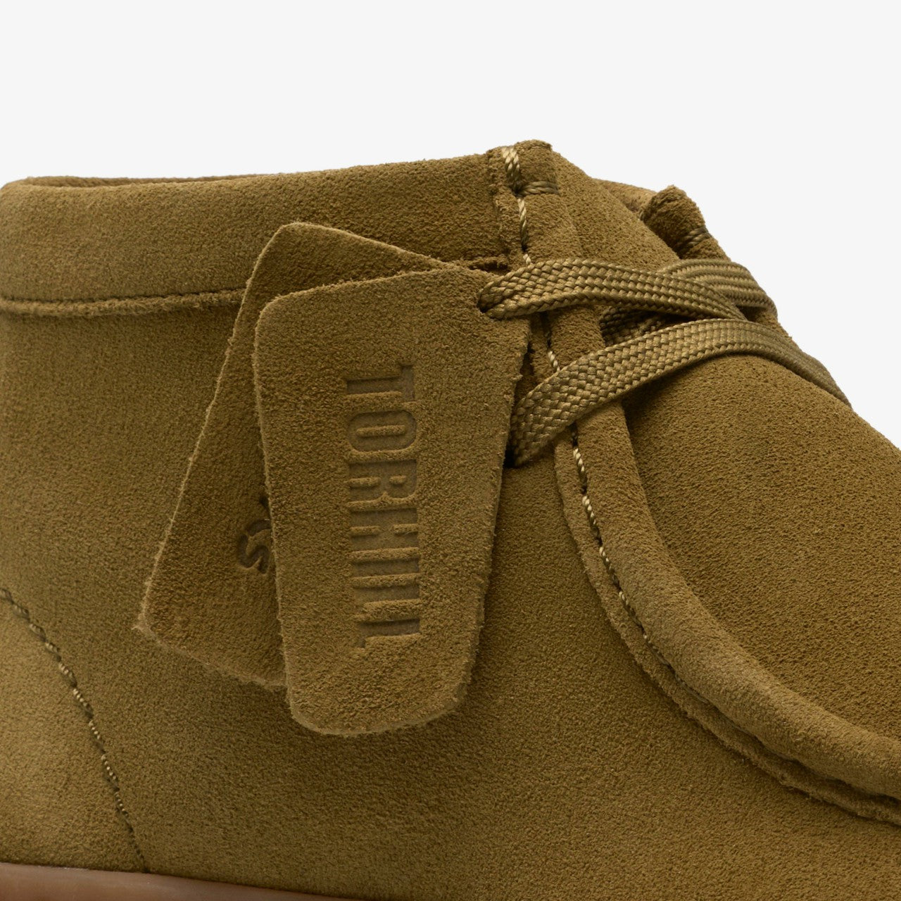 Torhill Moss Olive Suede Clarks Women