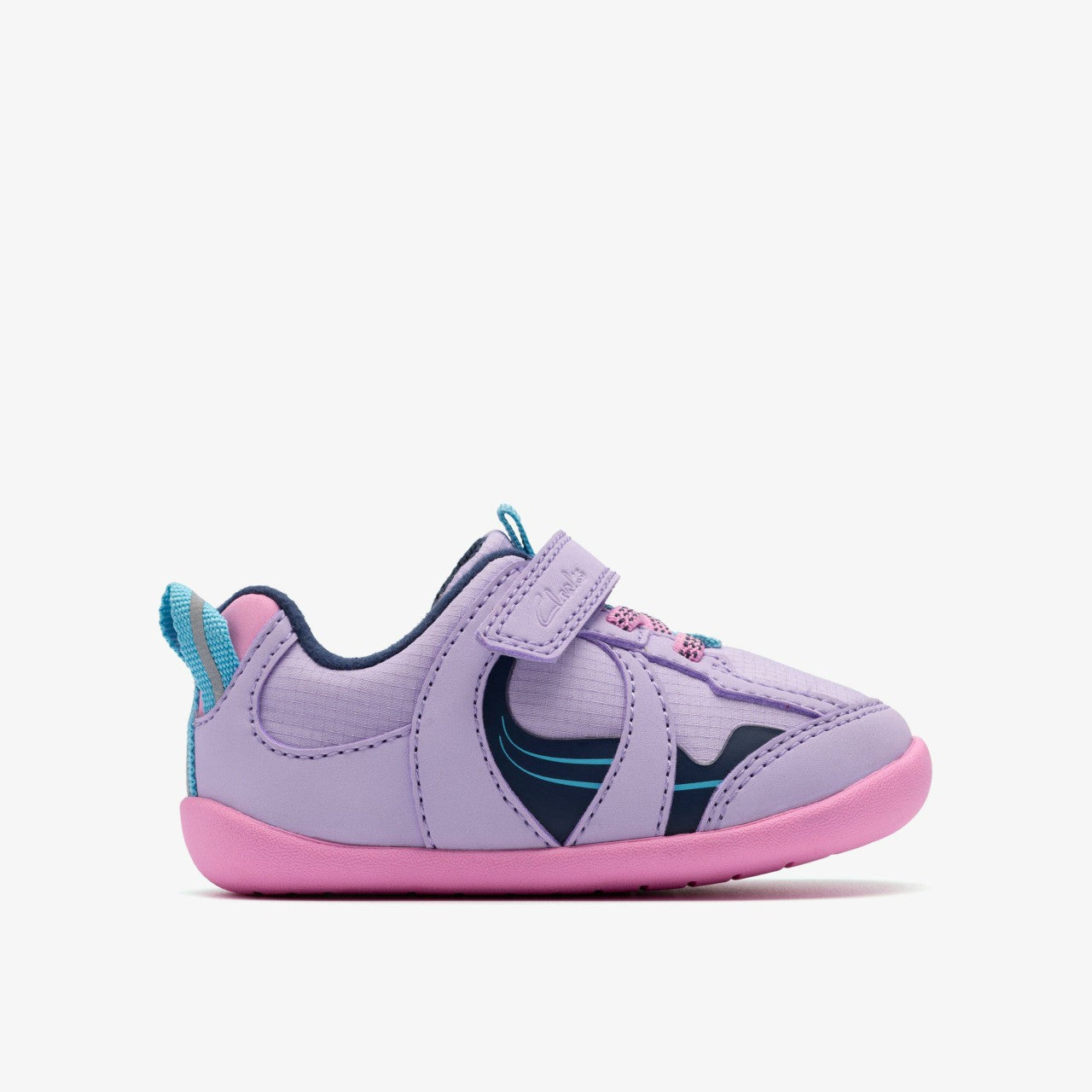 Roamer Hero Toddler Lilac Combination Clarks Kids