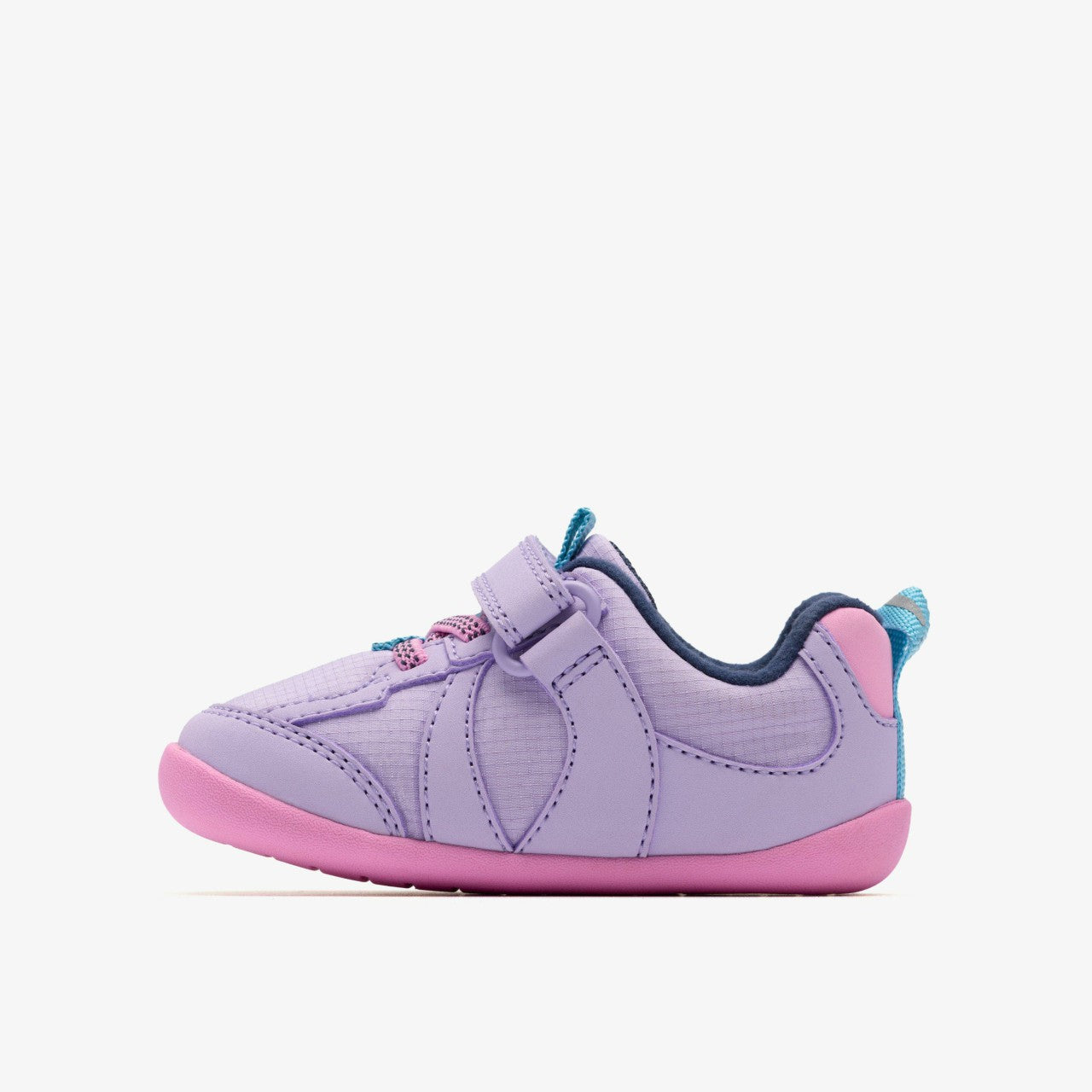 Roamer Hero Toddler Lilac Combination Clarks Kids