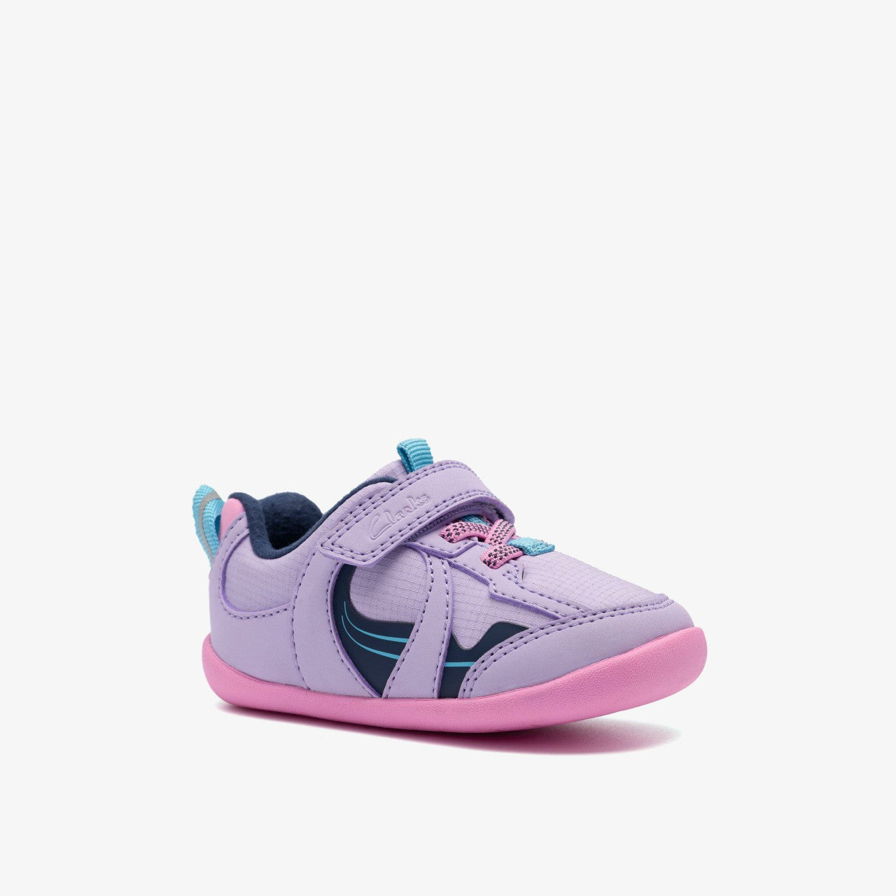 Roamer Hero Toddler Lilac Combination Clarks Kids