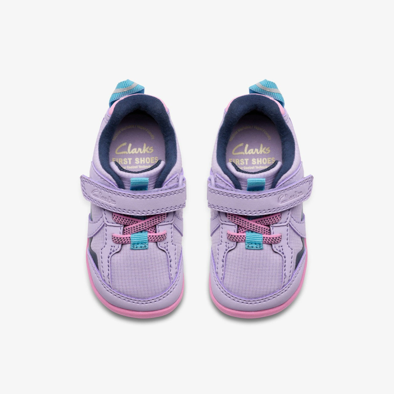 Roamer Hero Toddler Lilac Combination Clarks Kids