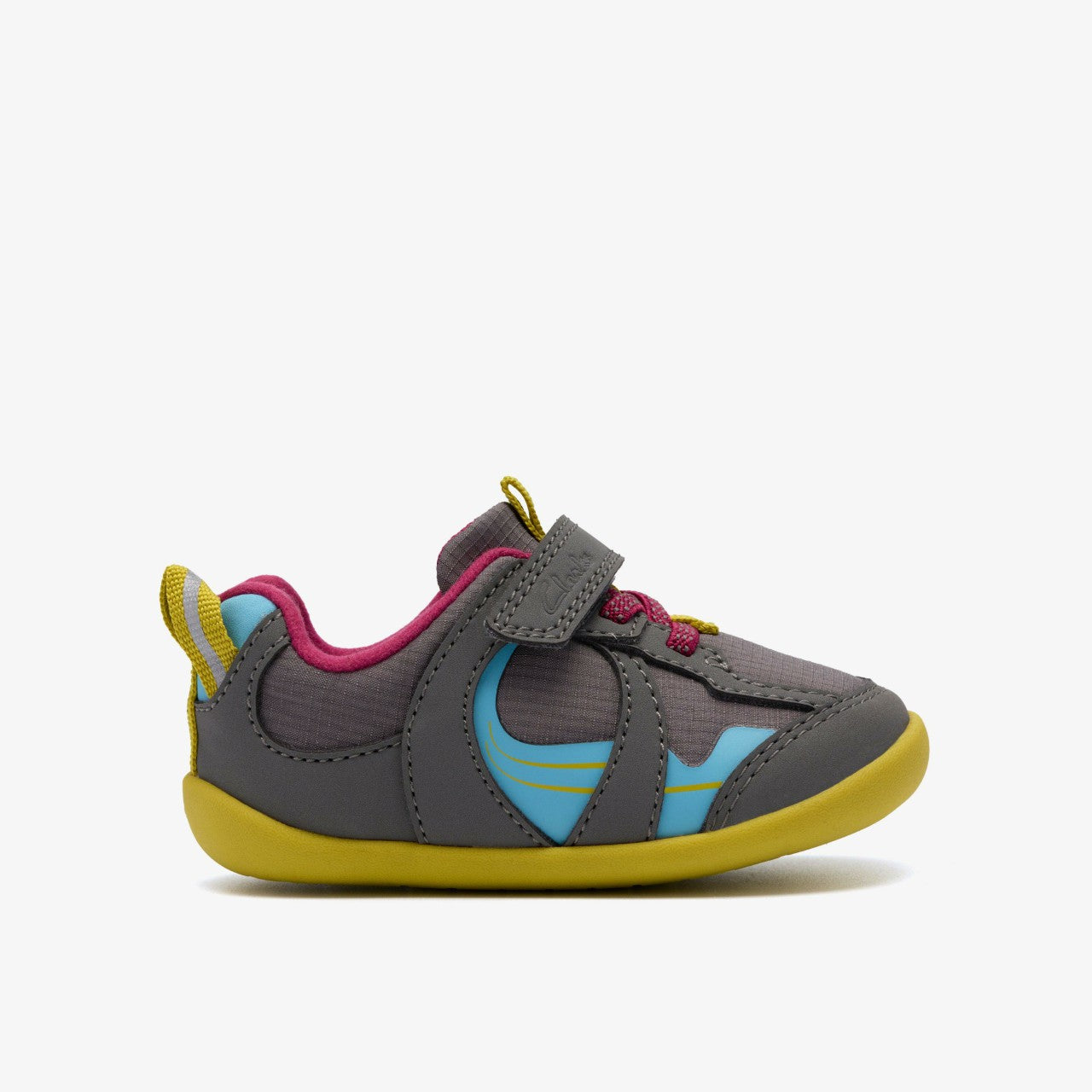 Roamer Hero Toddler Dark Grey Combination Clarks Kids