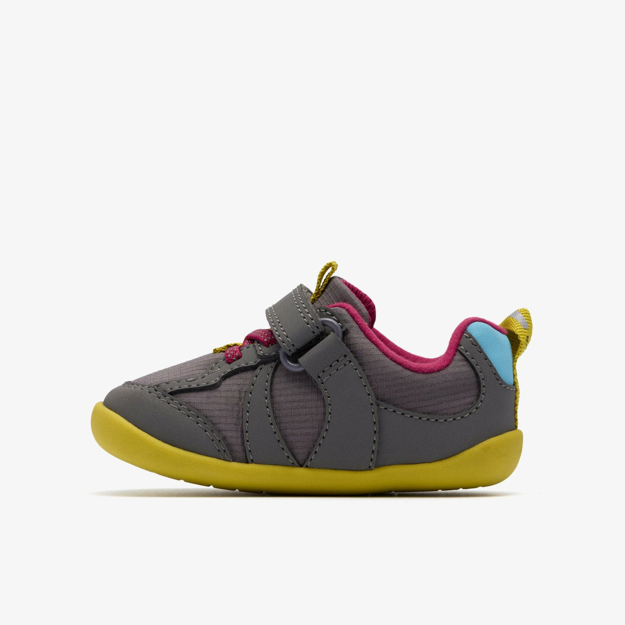 Roamer Hero Toddler Dark Grey Combination Clarks Kids