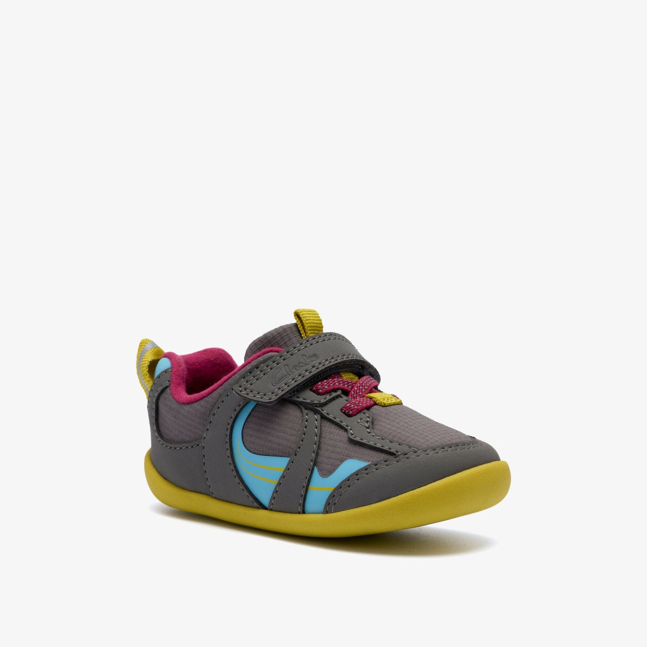Roamer Hero Toddler Dark Grey Combination Clarks Kids