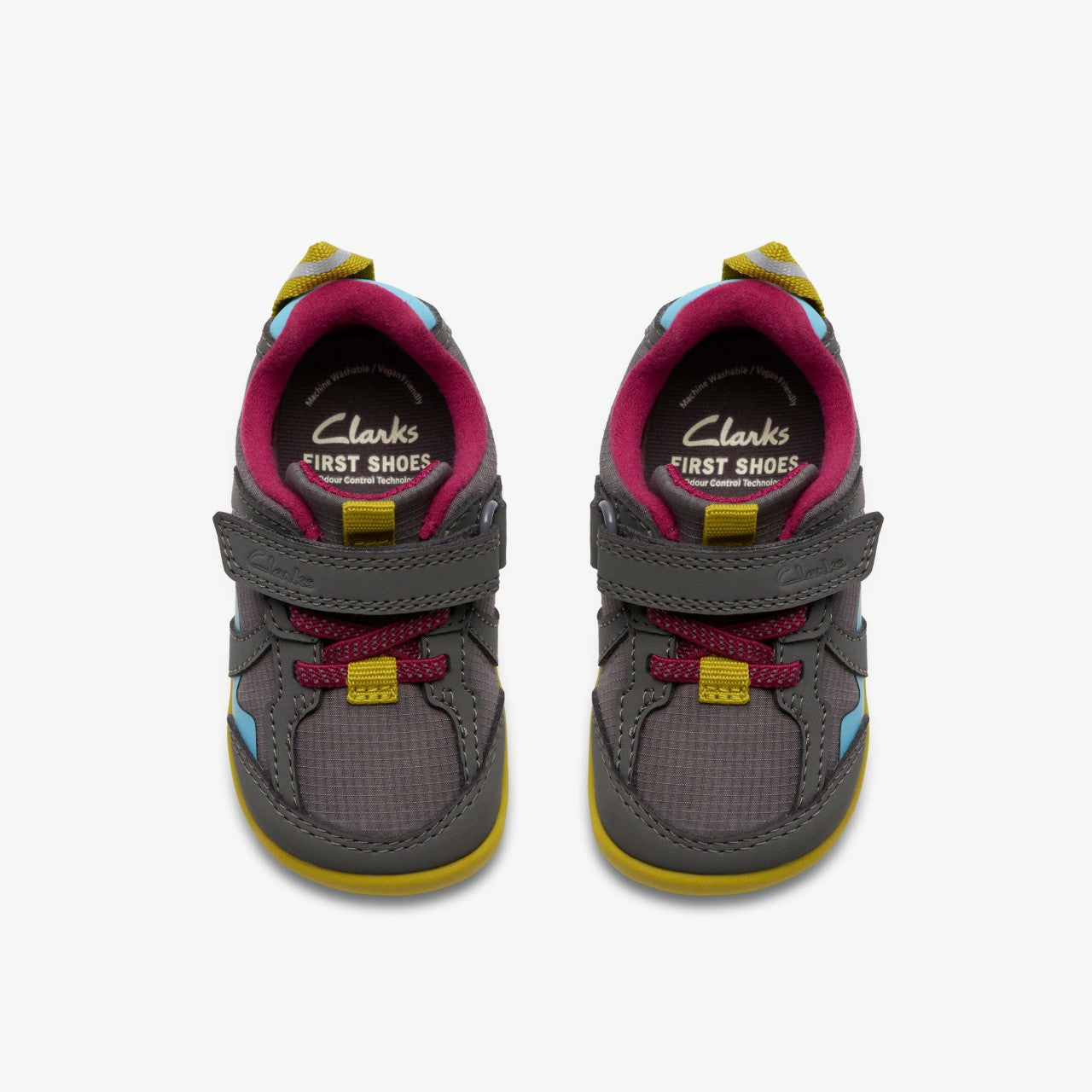Roamer Hero Toddler Dark Grey Combination Clarks Kids
