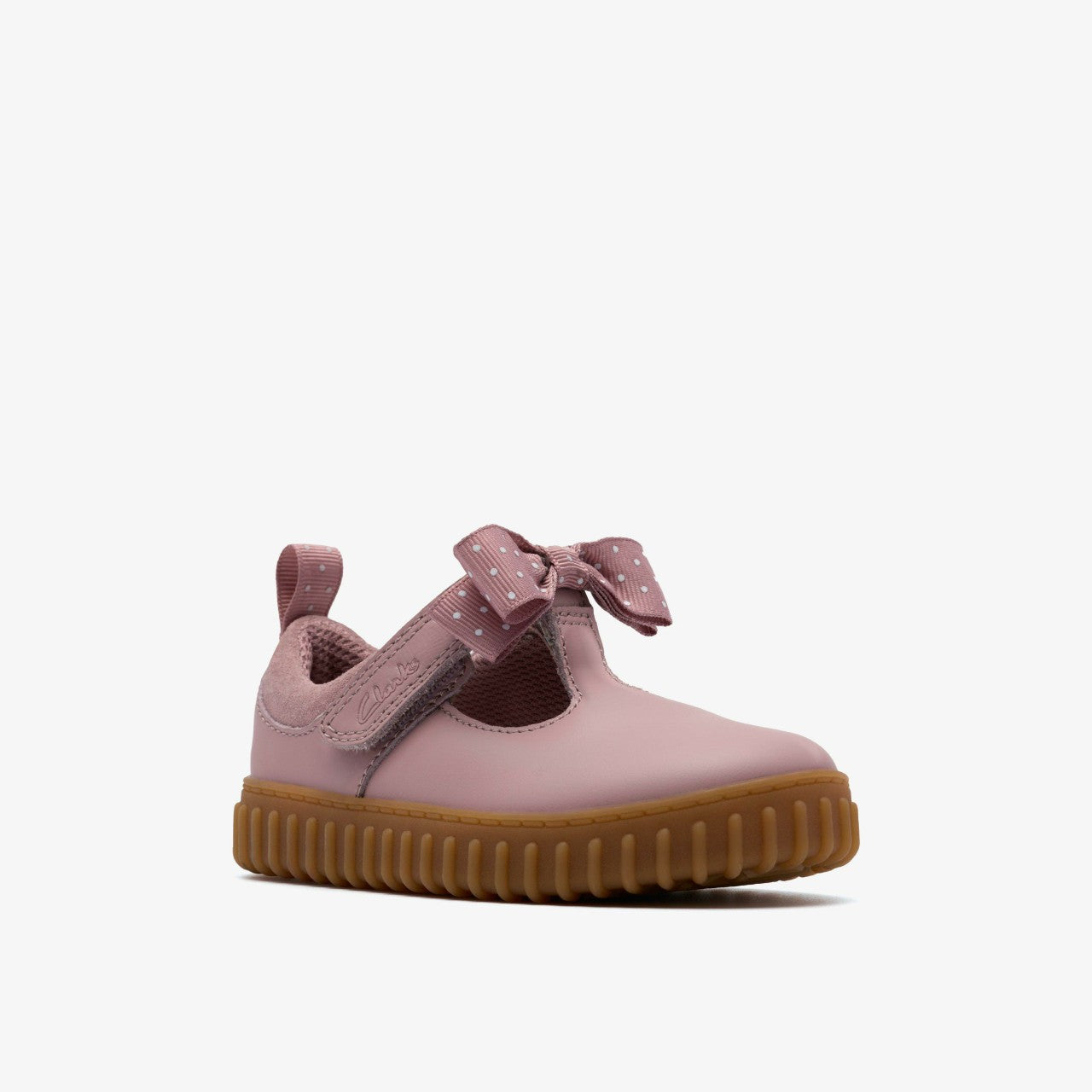 Cove Bow Toddler Dusty Pink Clarks Kids