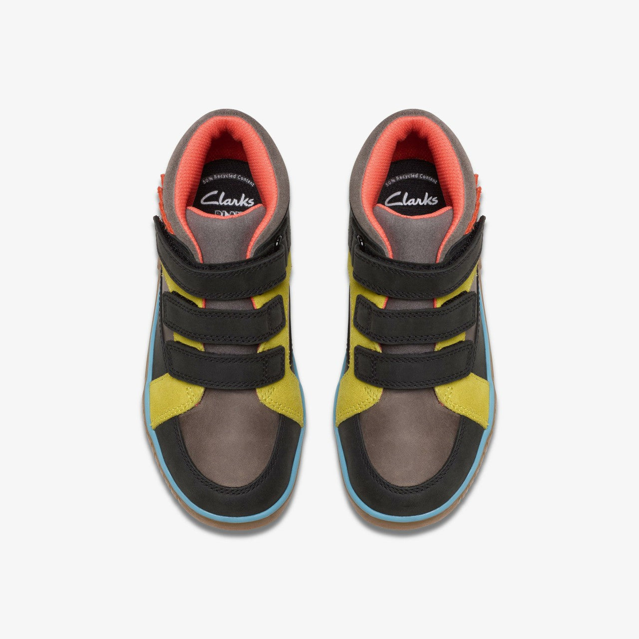 Oslo Play Kid Grey Combination Clarks Kids