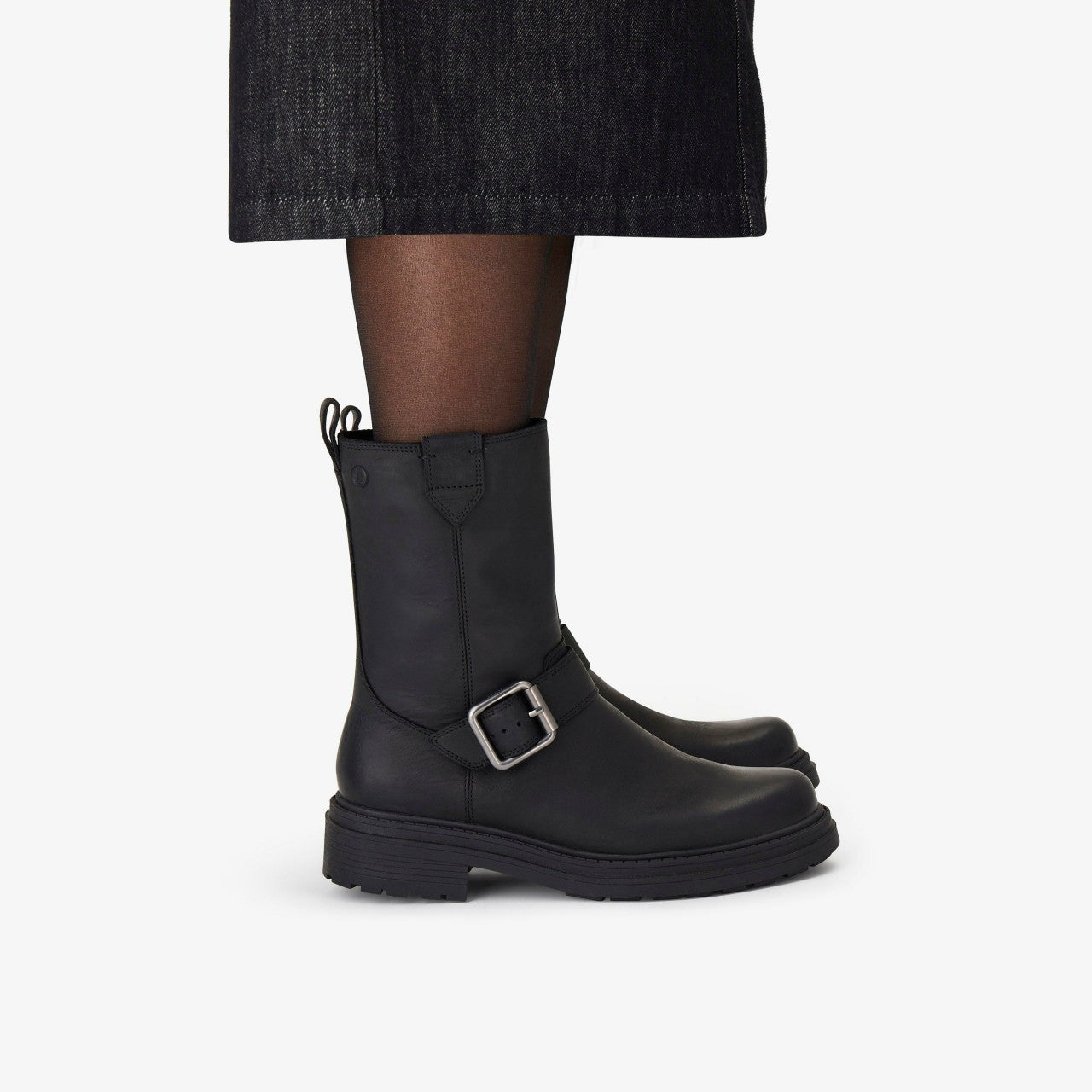 Orinoco 3 Bay Black Leather Clarks Women