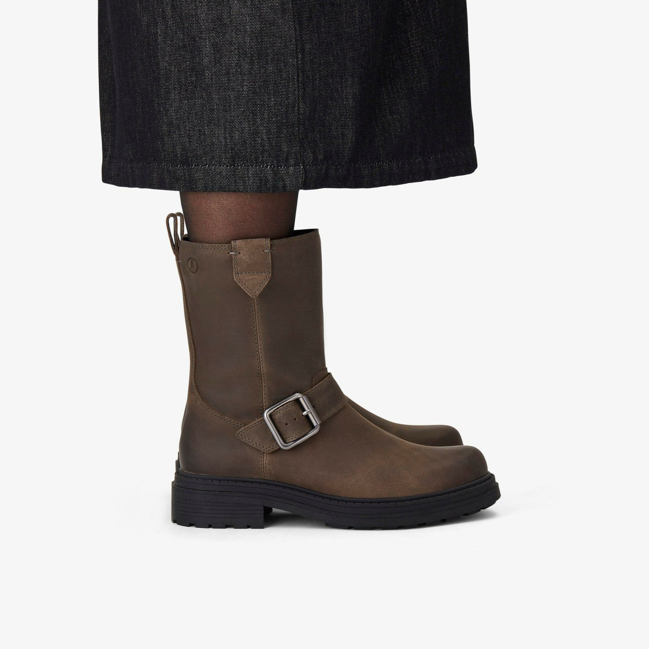 Orinoco 3 Bay Dark Grey Leather Clarks Women