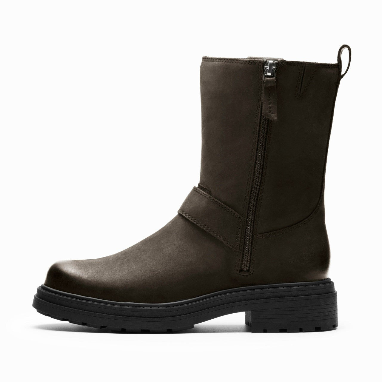 Orinoco 3 Bay Dark Grey Leather Clarks Women