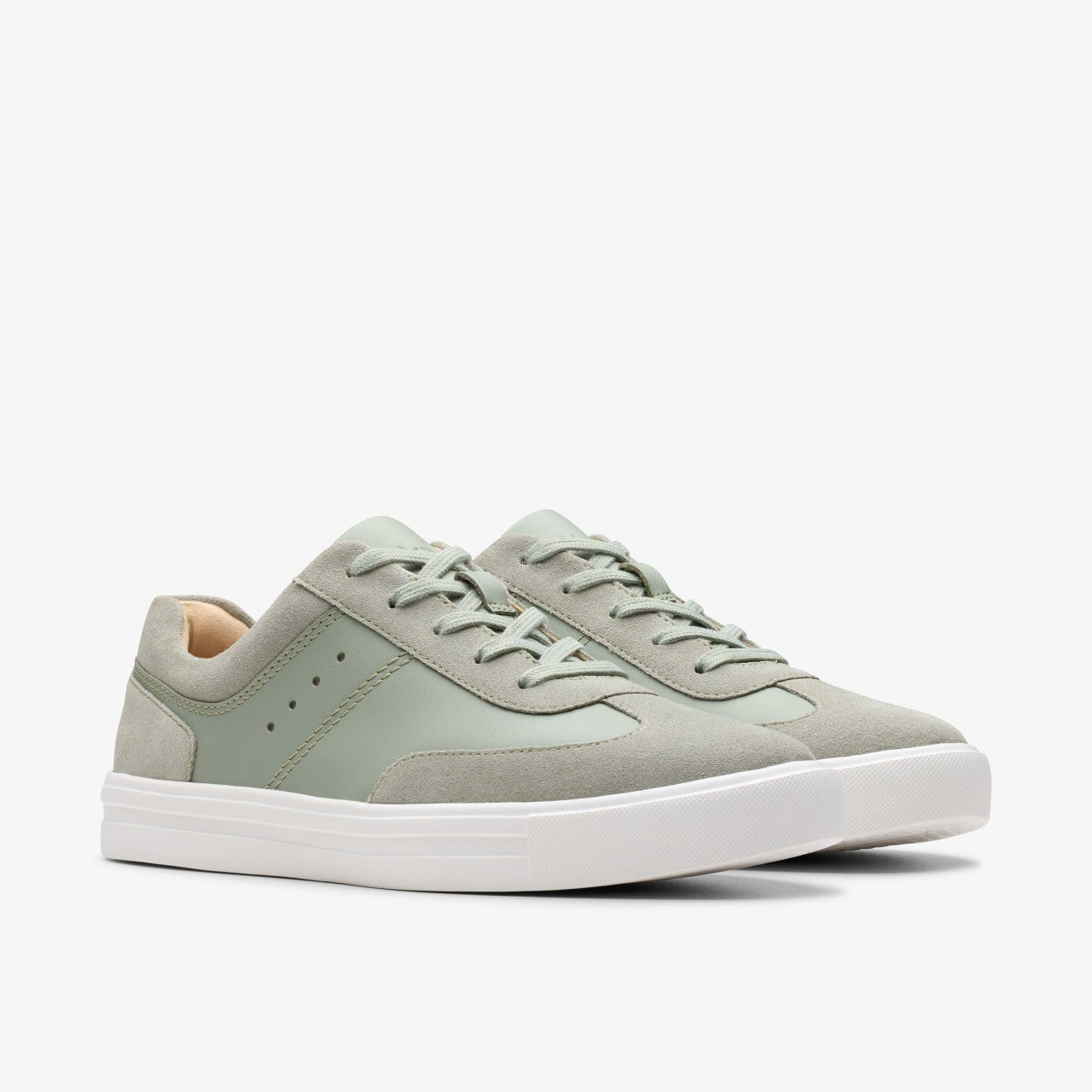 Makea Court Light Green Clarks Women