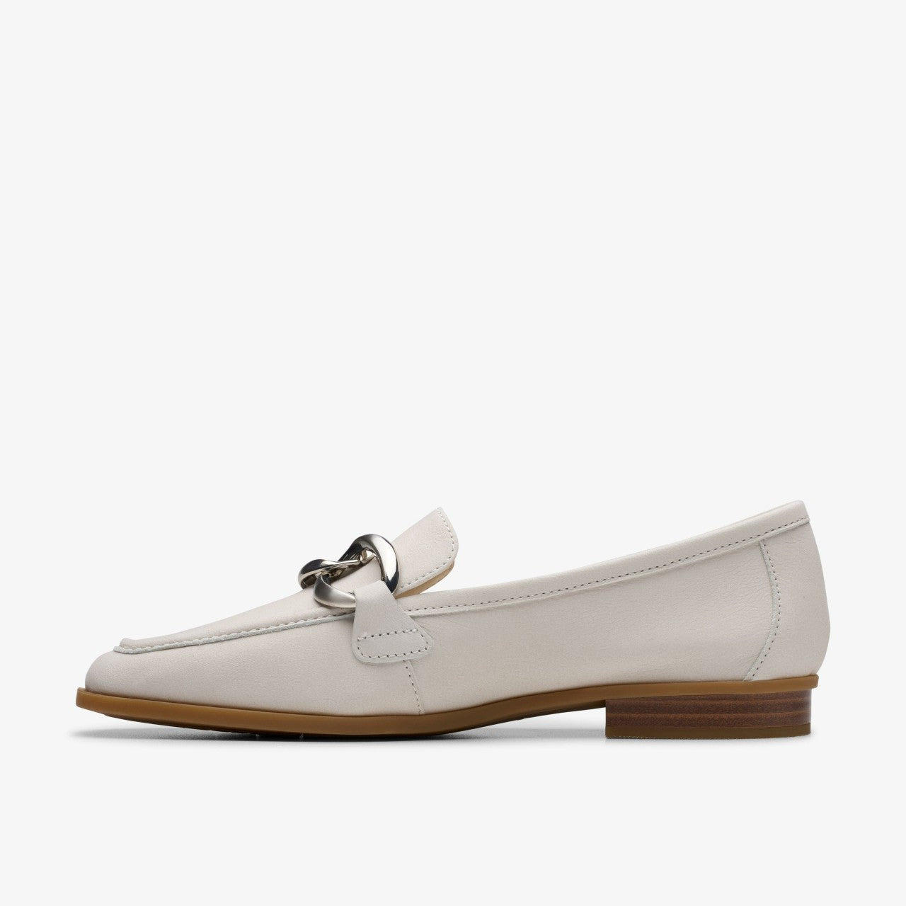 Sarafyna Iris Off White Leather Clarks Women