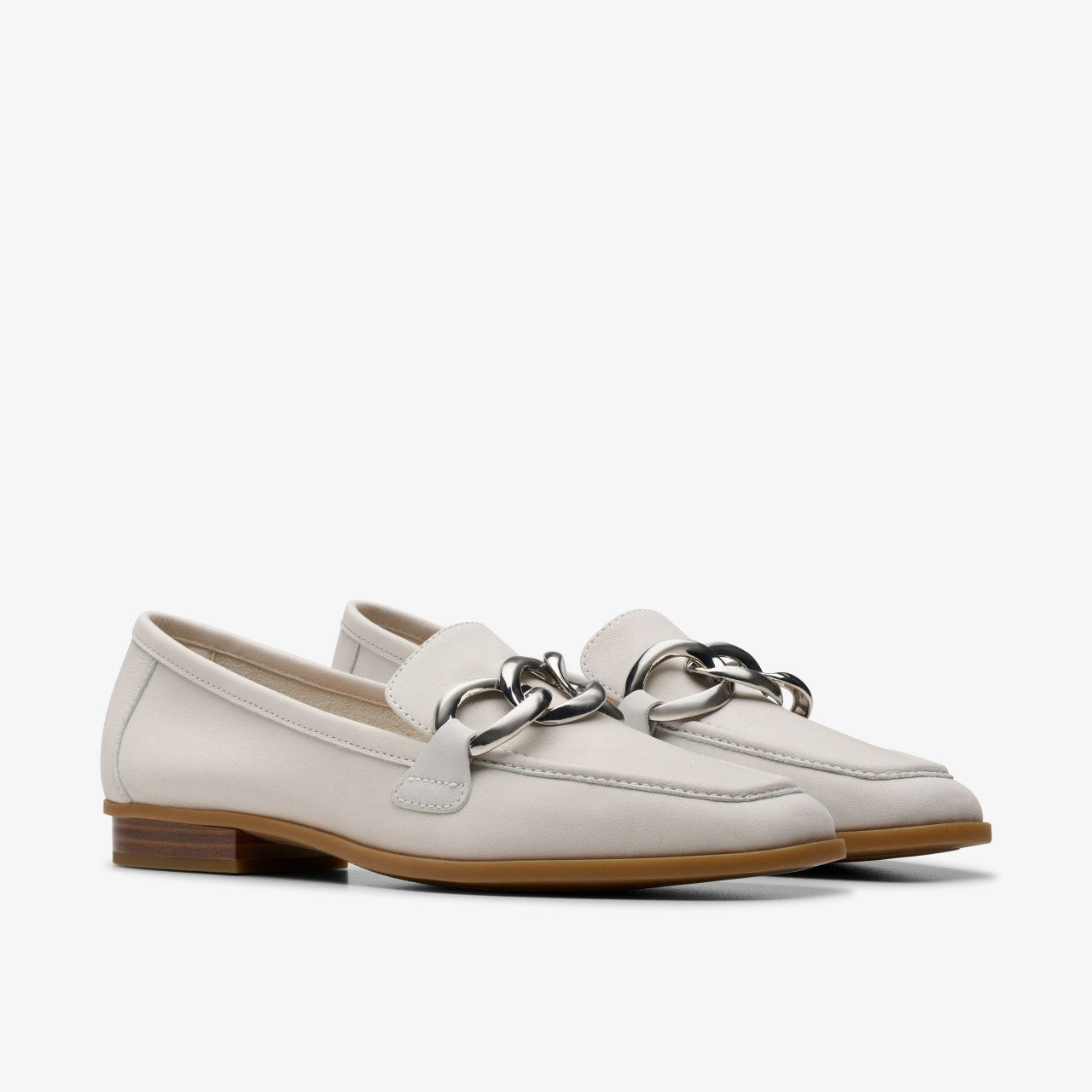 Sarafyna Iris Off White Leather Clarks Women
