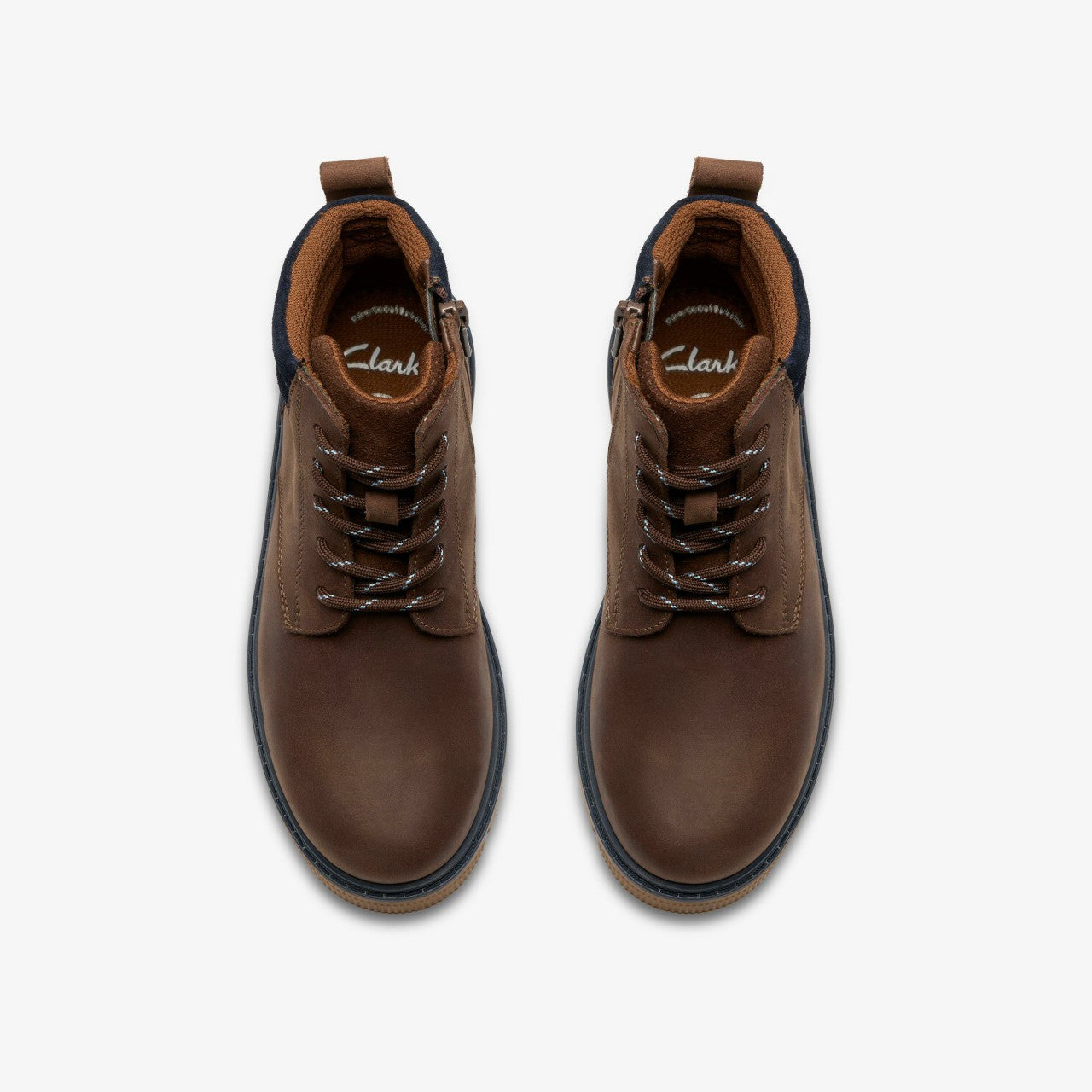Lorcam Trail Older Dark Brown Clarks Kids