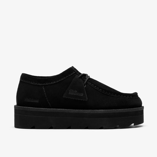 Meare Walla Black Suede Clarks Women