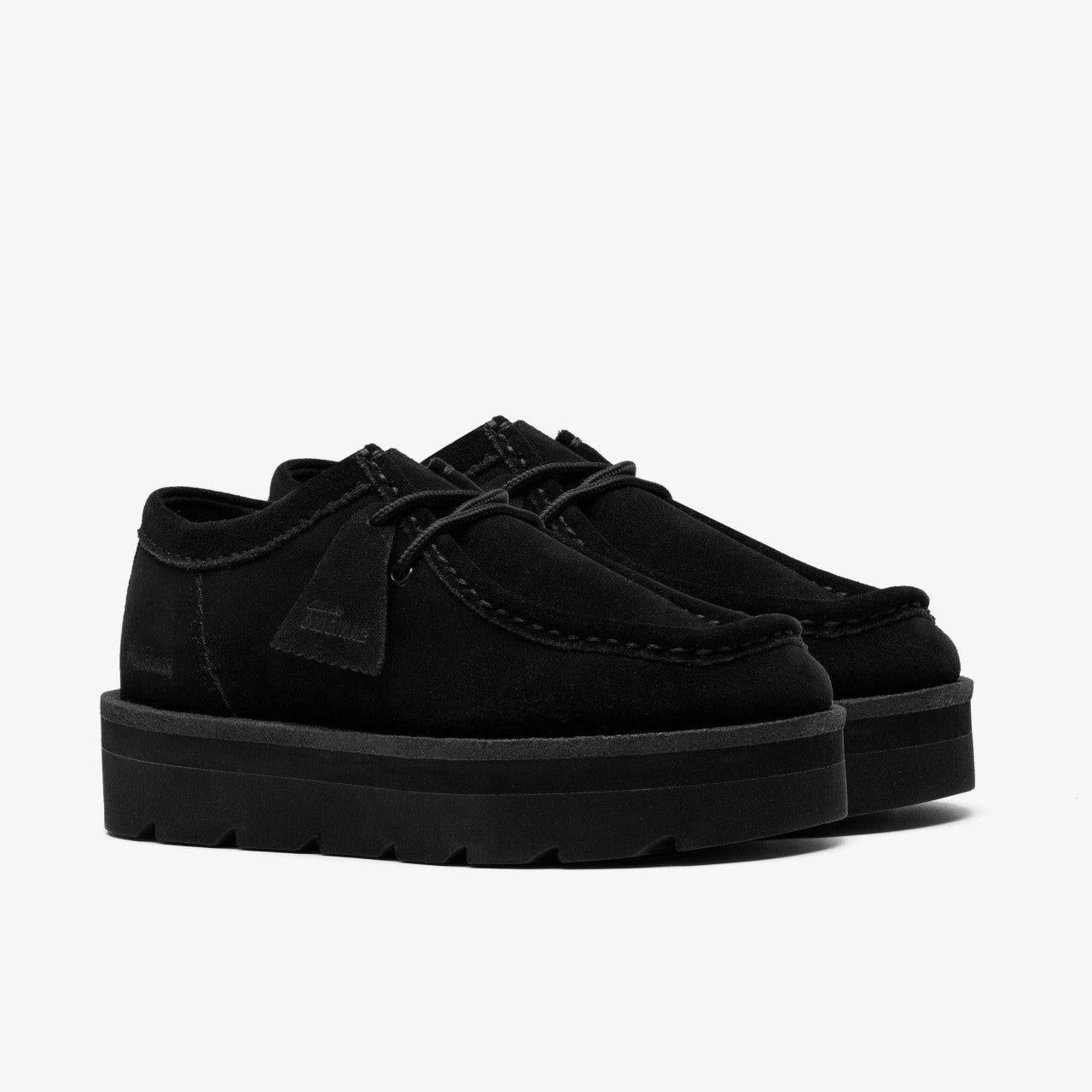 Meare Walla Black Suede Clarks Women