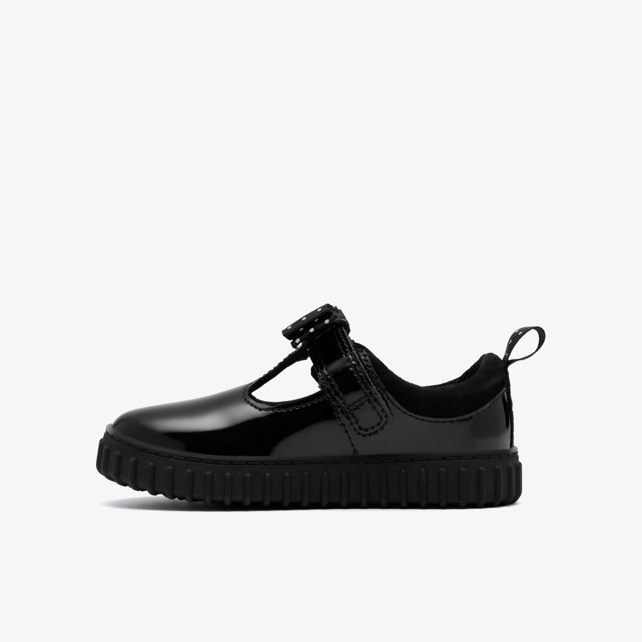 Cove Bow Toddler Black Patent Clarks Kids