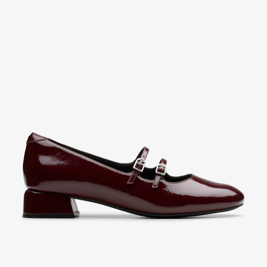 Daiss 30 Shine Burgundy Patent Clarks Women