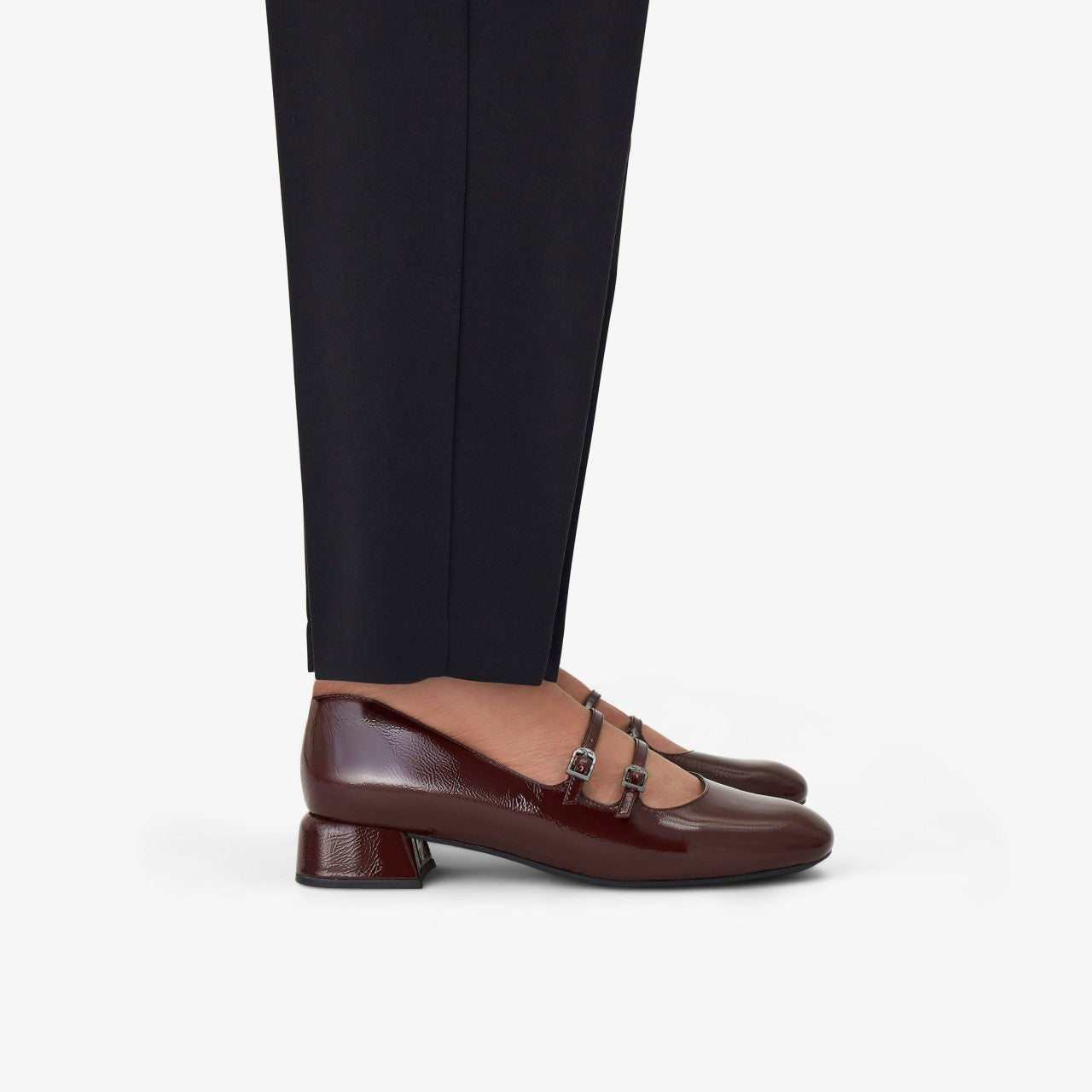 Daiss 30 Shine Burgundy Patent Clarks Women