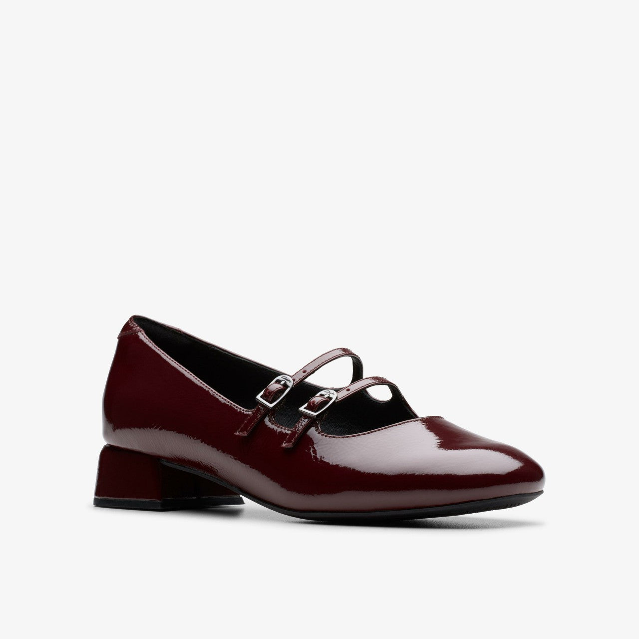 Daiss 30 Shine Burgundy Patent Clarks Women