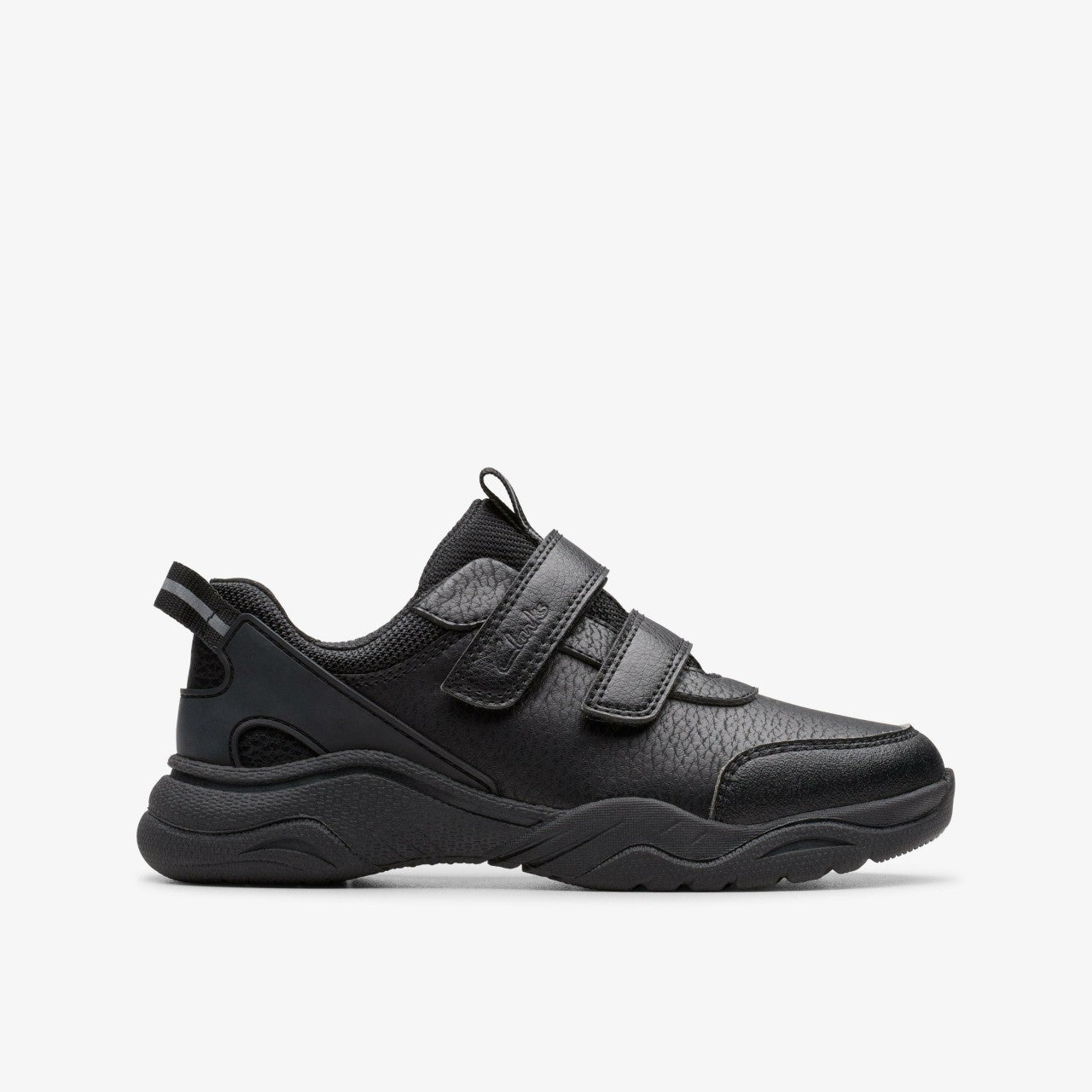 Feather Shine Kid Black Clarks Kids