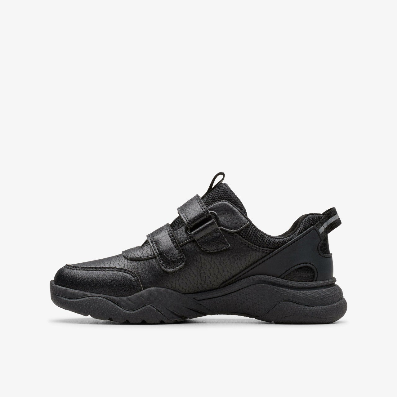 Feather Shine Kid Black Clarks Kids
