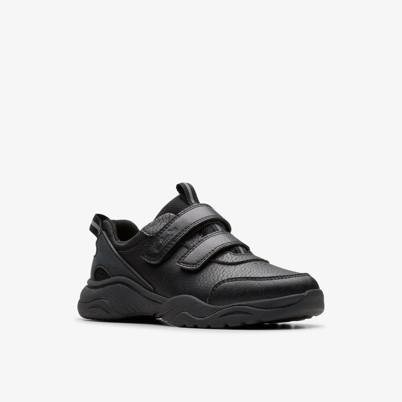 Feather Shine Kid Black Clarks Kids