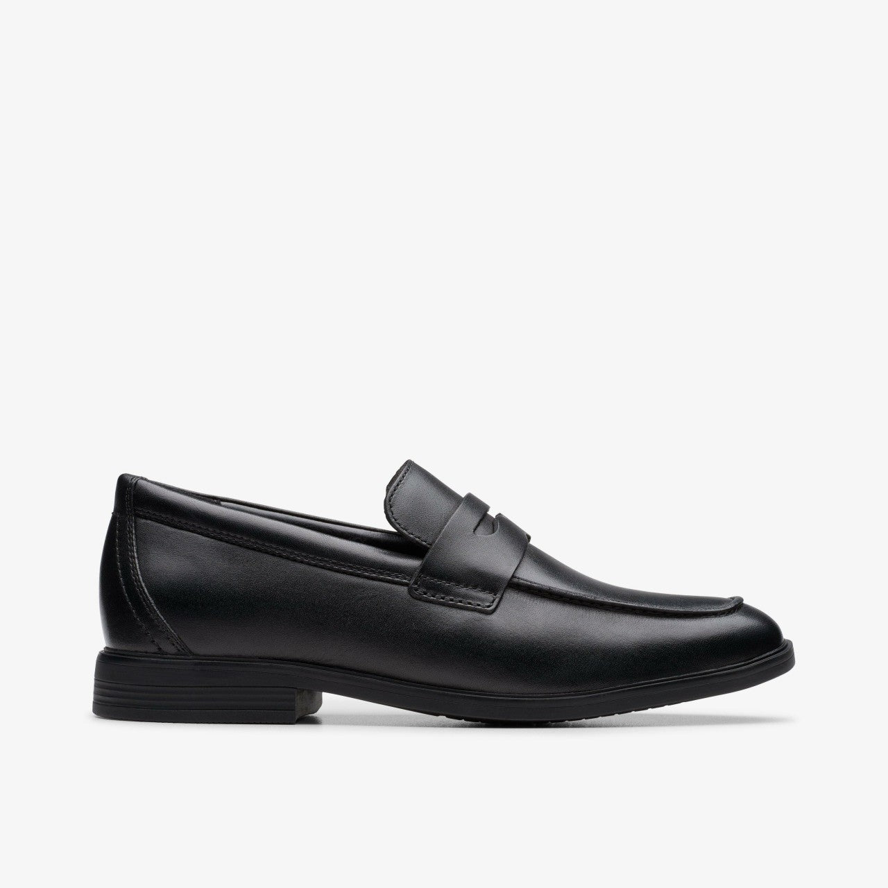 Jonwin Craft Youth Black Leather Clarks Kids