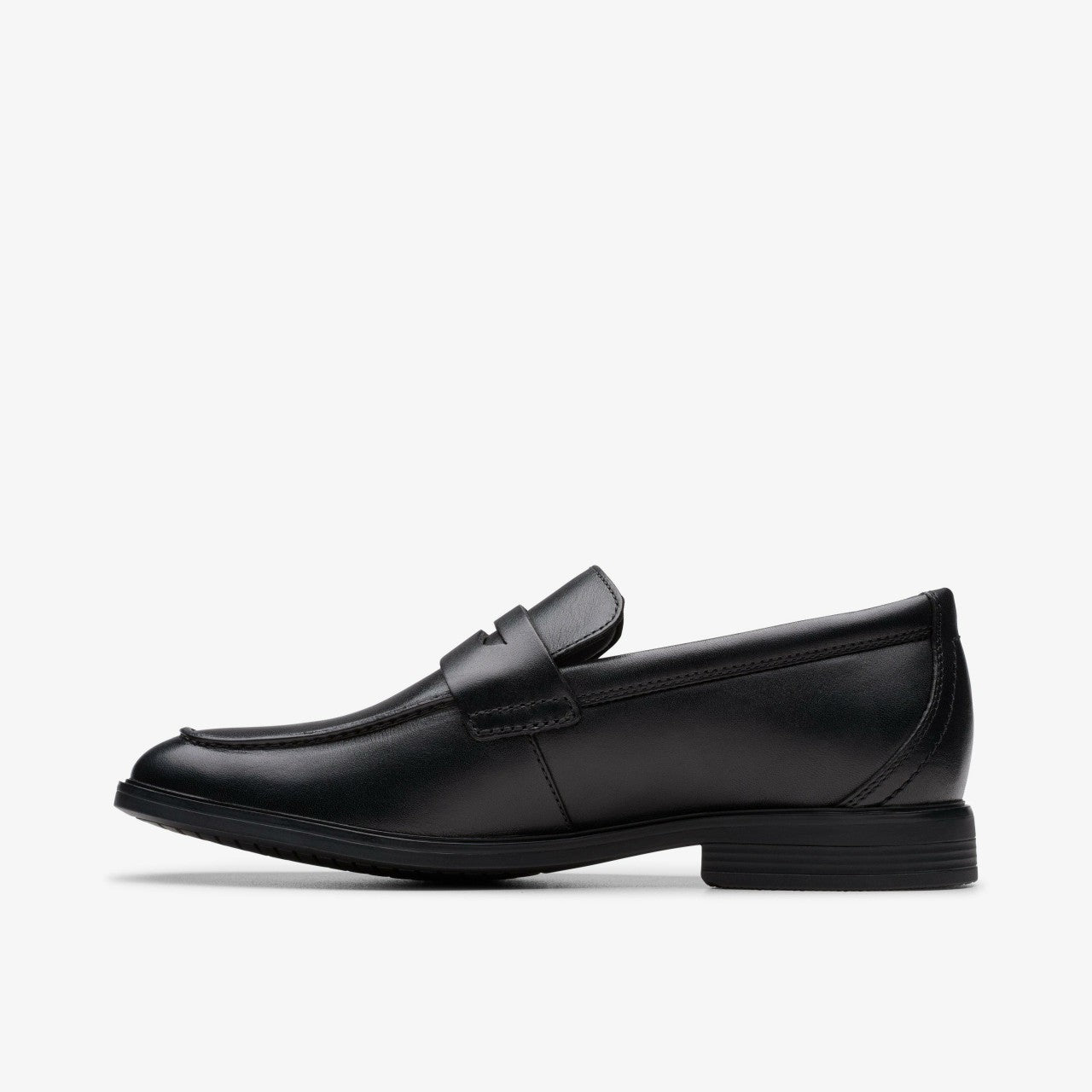 Jonwin Craft Youth Black Leather Clarks Kids