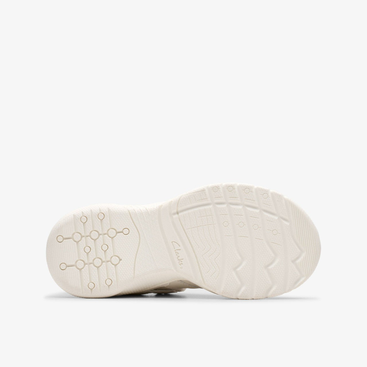 Feather Pace Kid White Clarks Kids