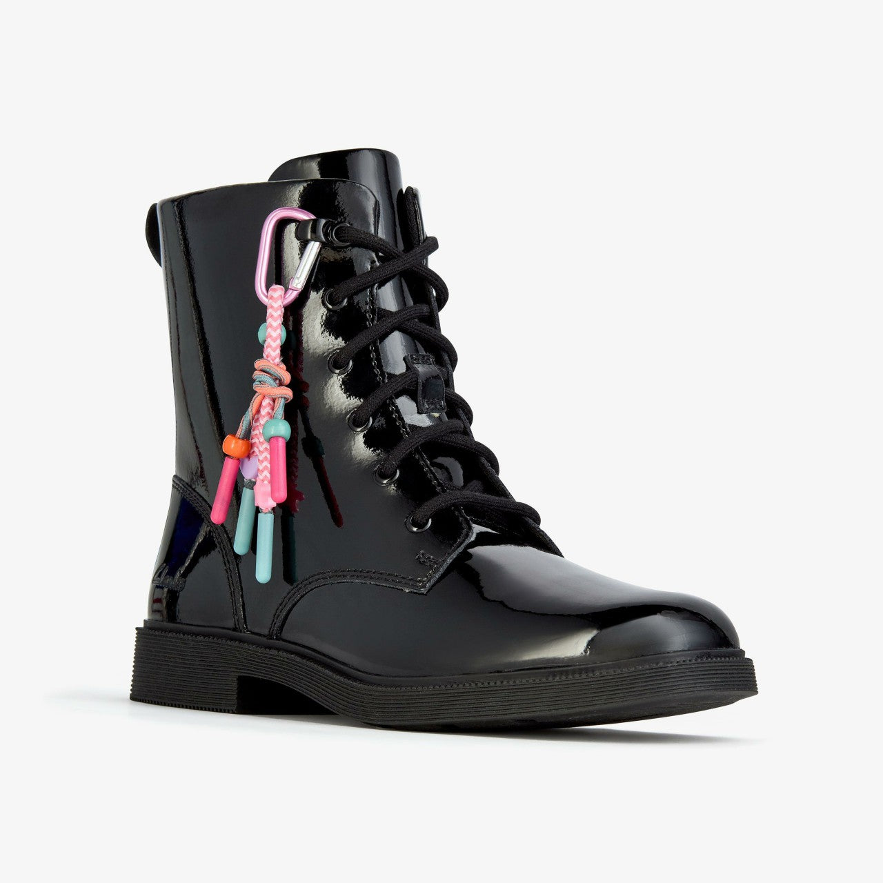 Oaklyn Charm Older Black Patent Clarks Kids