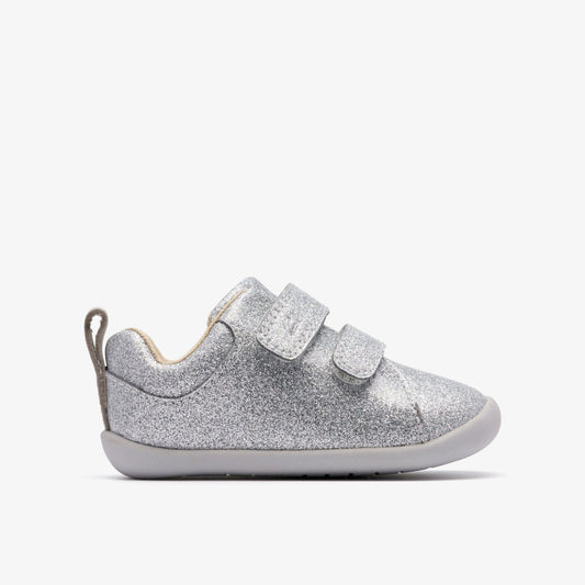 Roamer Craft Toddler Silver Patent Clarks Kids
